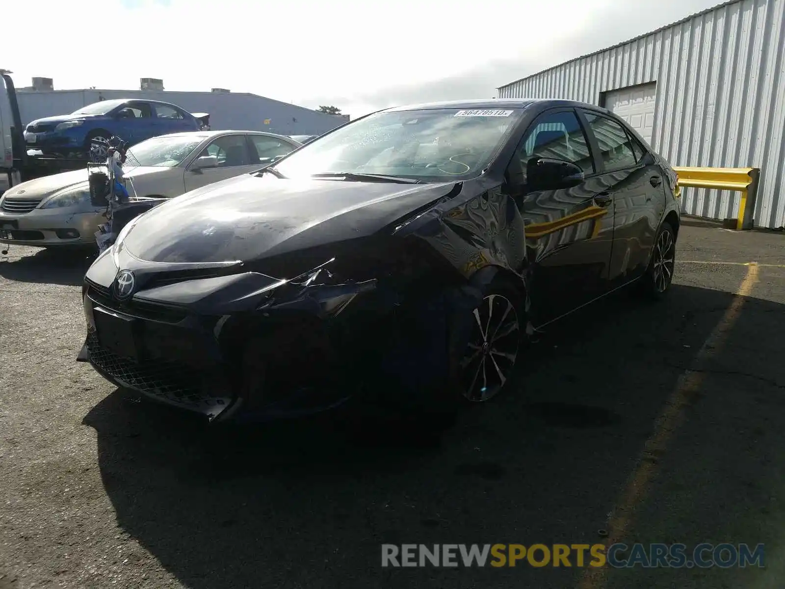 2 Photograph of a damaged car 2T1BURHE9KC170593 TOYOTA COROLLA 2019