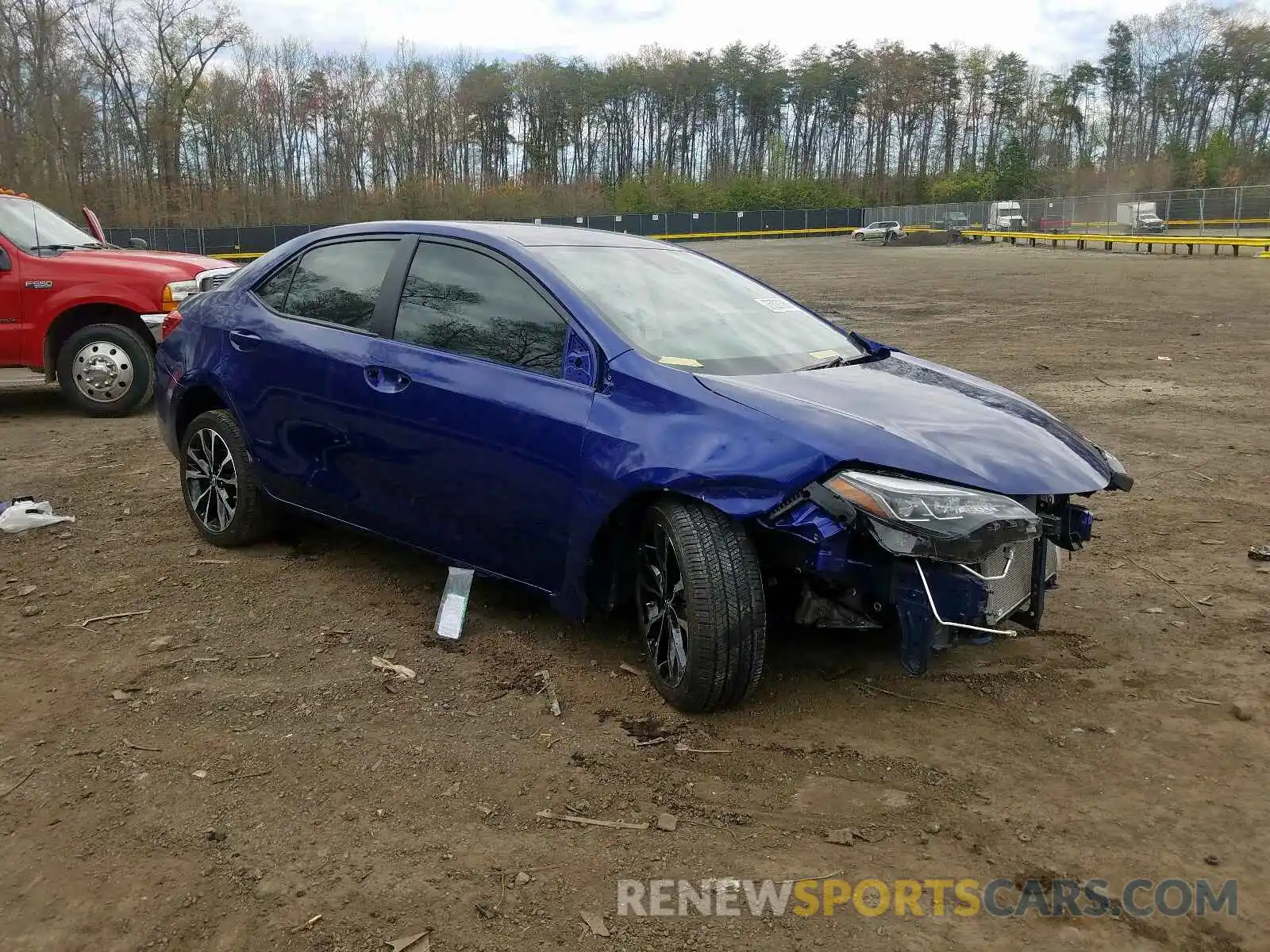 1 Photograph of a damaged car 2T1BURHE9KC176765 TOYOTA COROLLA 2019