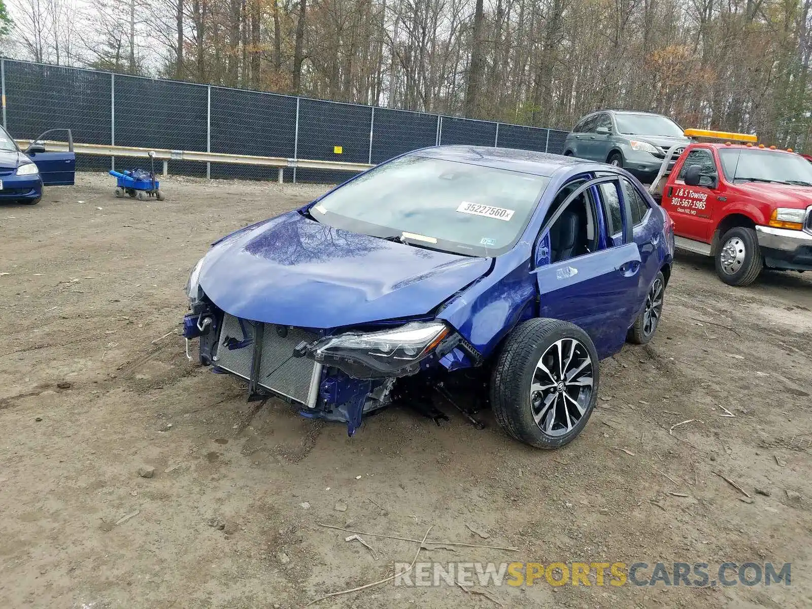 2 Photograph of a damaged car 2T1BURHE9KC176765 TOYOTA COROLLA 2019