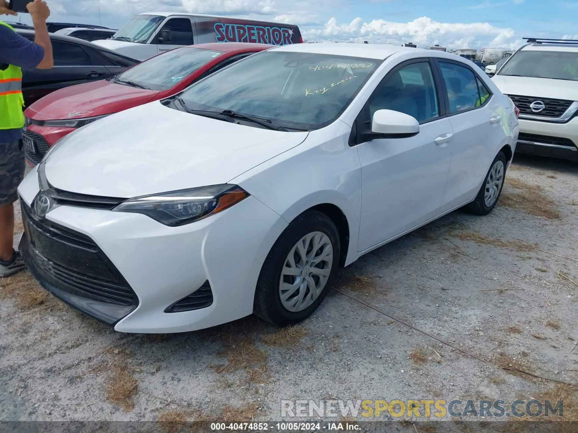 2 Photograph of a damaged car 2T1BURHE9KC176927 TOYOTA COROLLA 2019