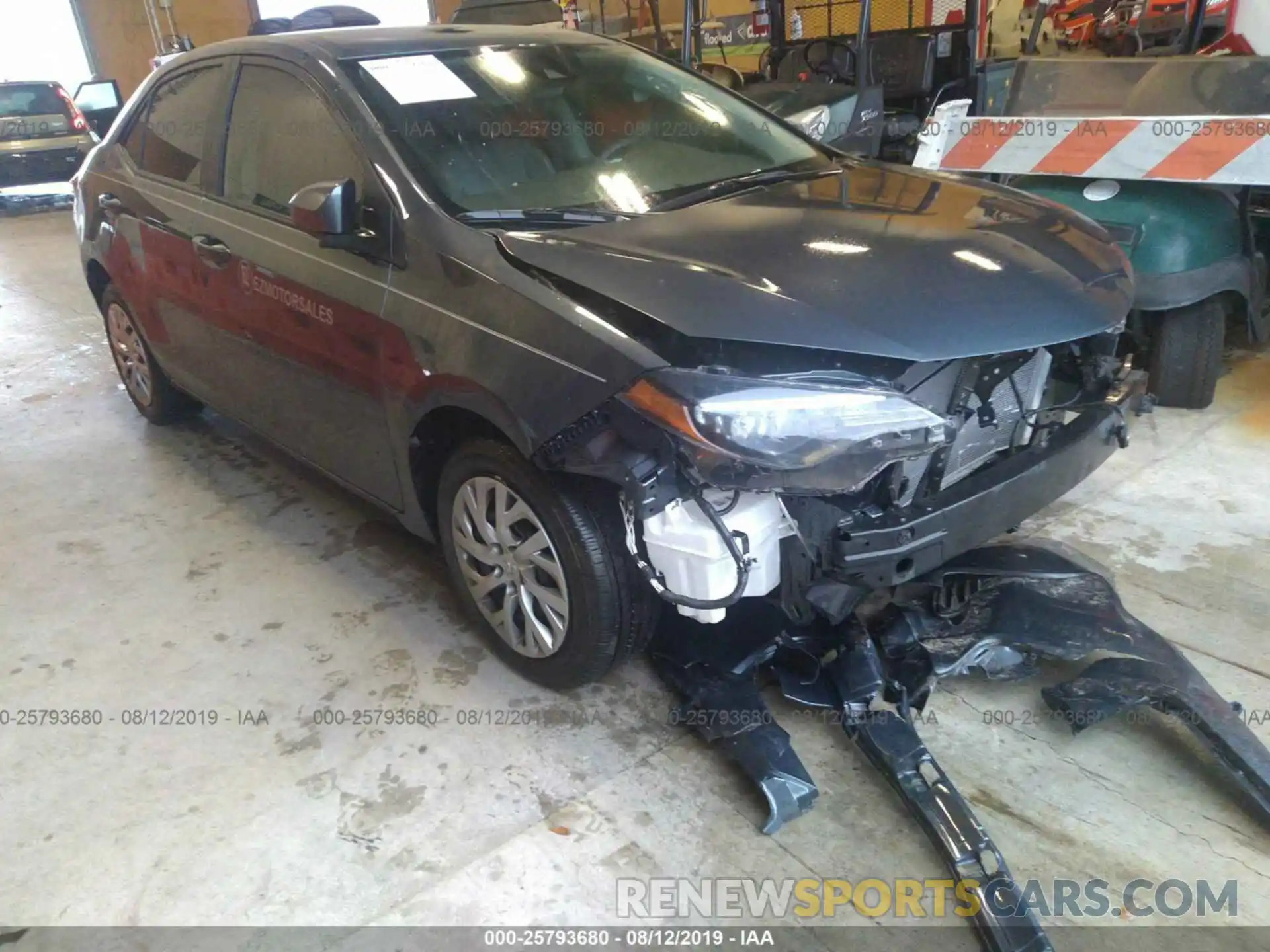 1 Photograph of a damaged car 2T1BURHE9KC177804 TOYOTA COROLLA 2019