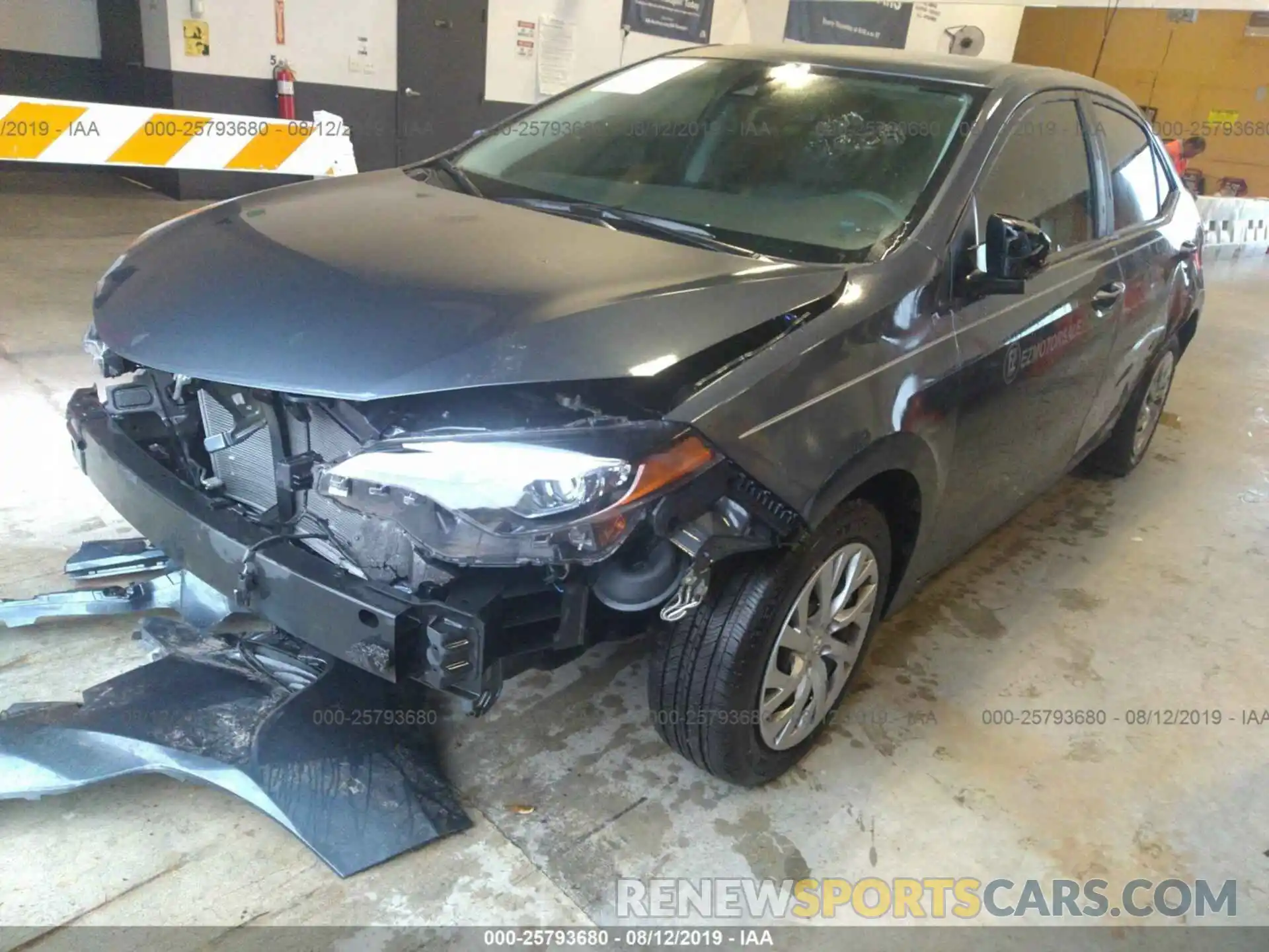 2 Photograph of a damaged car 2T1BURHE9KC177804 TOYOTA COROLLA 2019