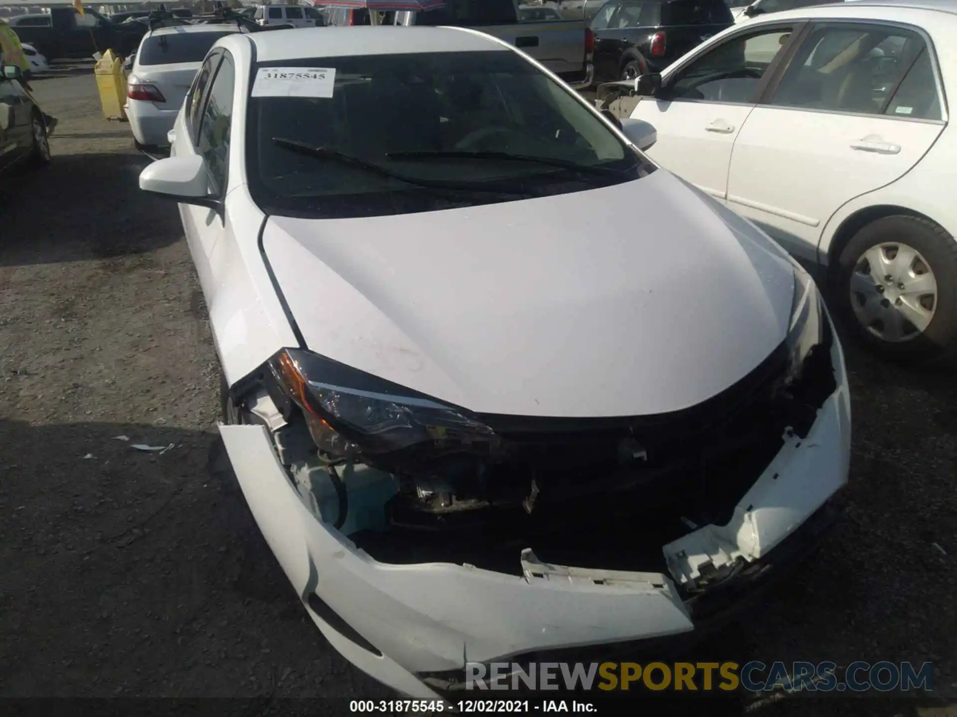 6 Photograph of a damaged car 2T1BURHE9KC180914 TOYOTA COROLLA 2019