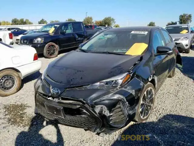 2 Photograph of a damaged car 2T1BURHE9KC182341 TOYOTA COROLLA 2019