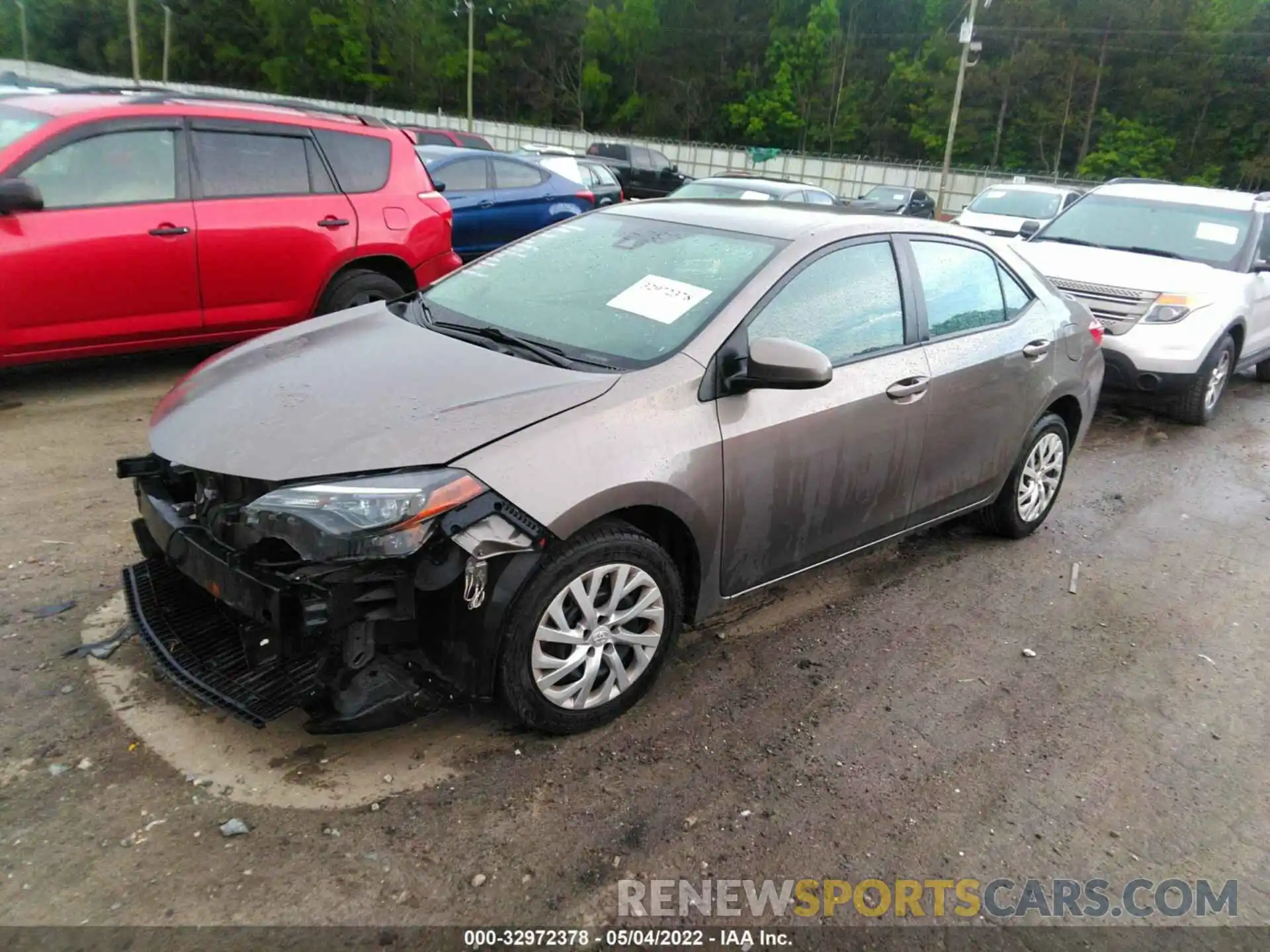 2 Photograph of a damaged car 2T1BURHE9KC182551 TOYOTA COROLLA 2019