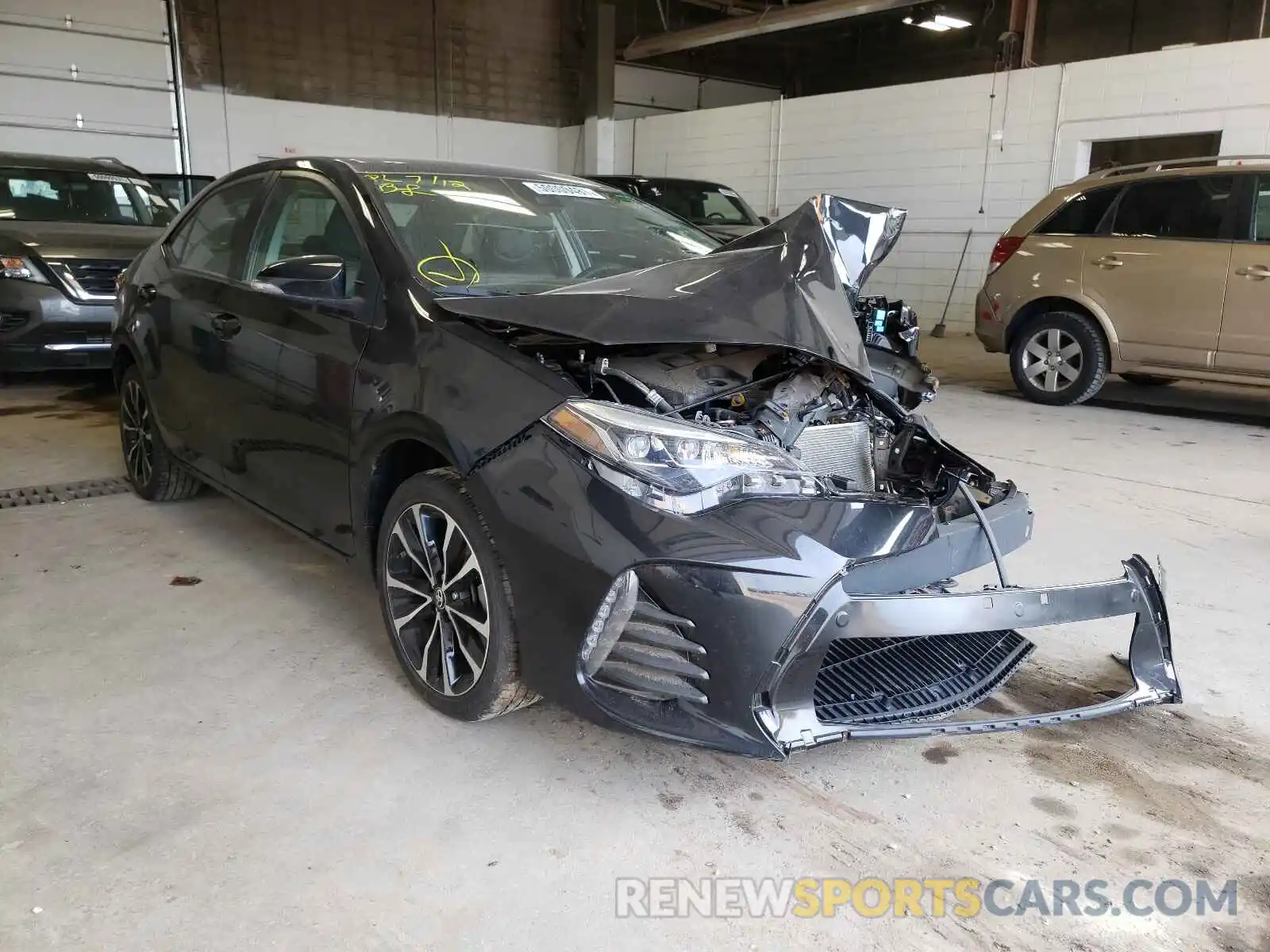 1 Photograph of a damaged car 2T1BURHE9KC182971 TOYOTA COROLLA 2019