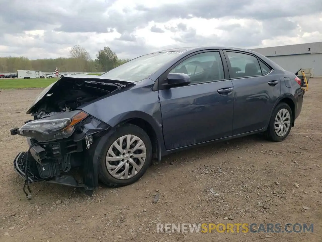 1 Photograph of a damaged car 2T1BURHE9KC184543 TOYOTA COROLLA 2019