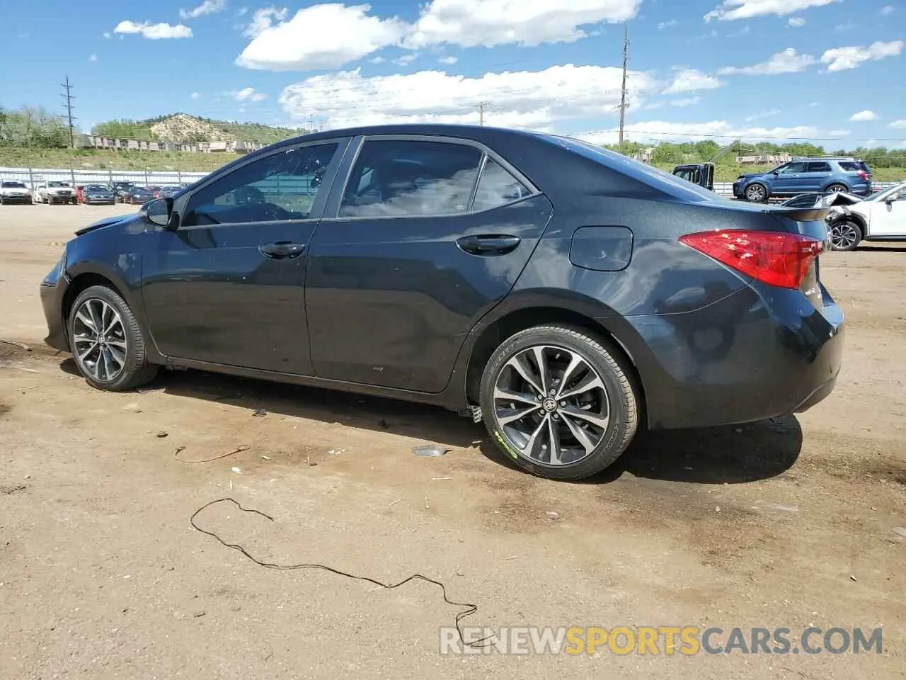 2 Photograph of a damaged car 2T1BURHE9KC186003 TOYOTA COROLLA 2019