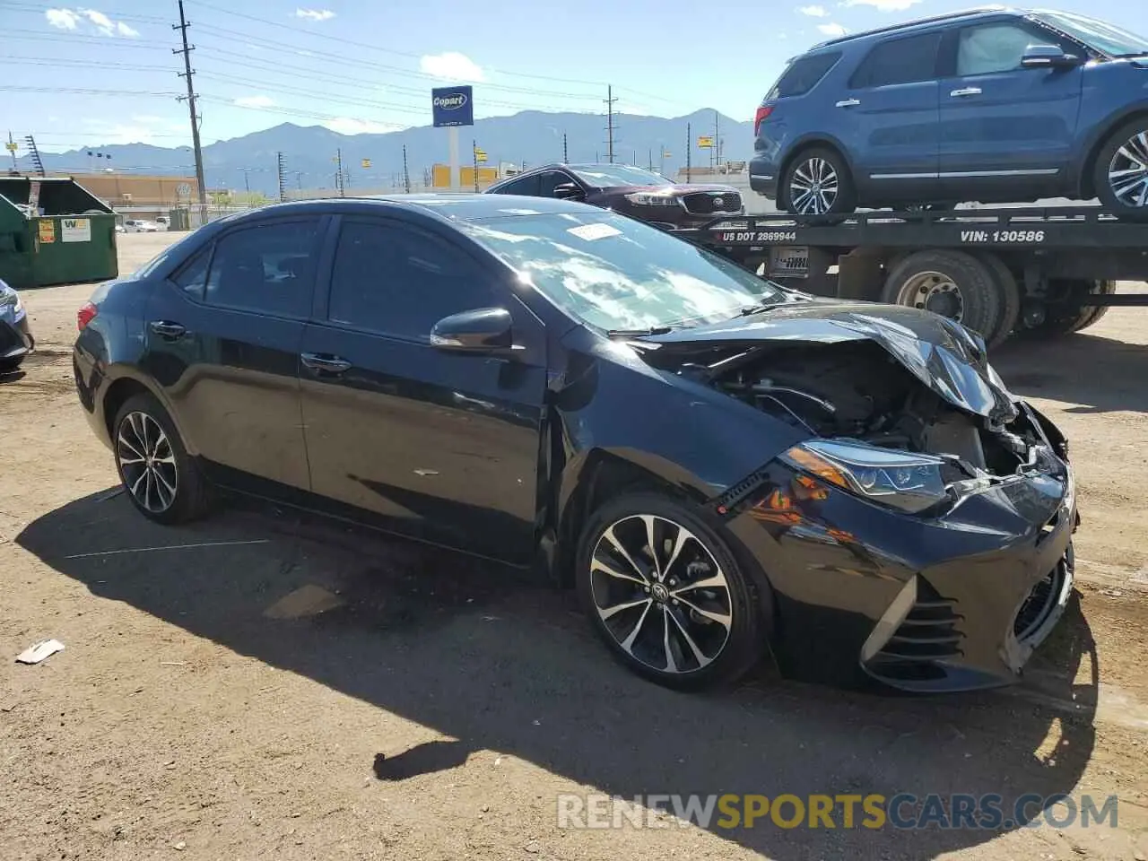 4 Photograph of a damaged car 2T1BURHE9KC186003 TOYOTA COROLLA 2019
