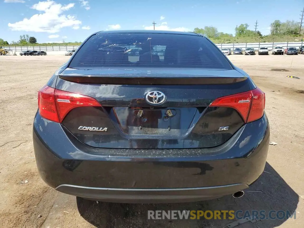 6 Photograph of a damaged car 2T1BURHE9KC186003 TOYOTA COROLLA 2019