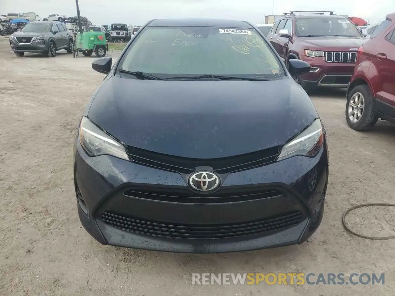 5 Photograph of a damaged car 2T1BURHE9KC189418 TOYOTA COROLLA 2019