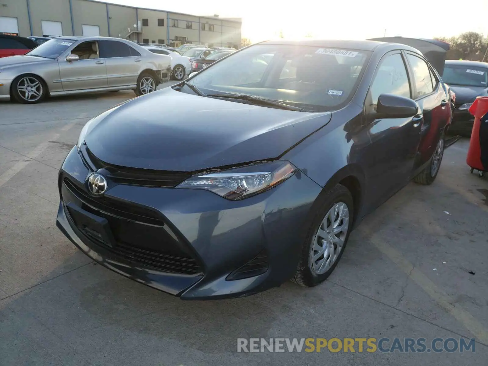 2 Photograph of a damaged car 2T1BURHE9KC191105 TOYOTA COROLLA 2019