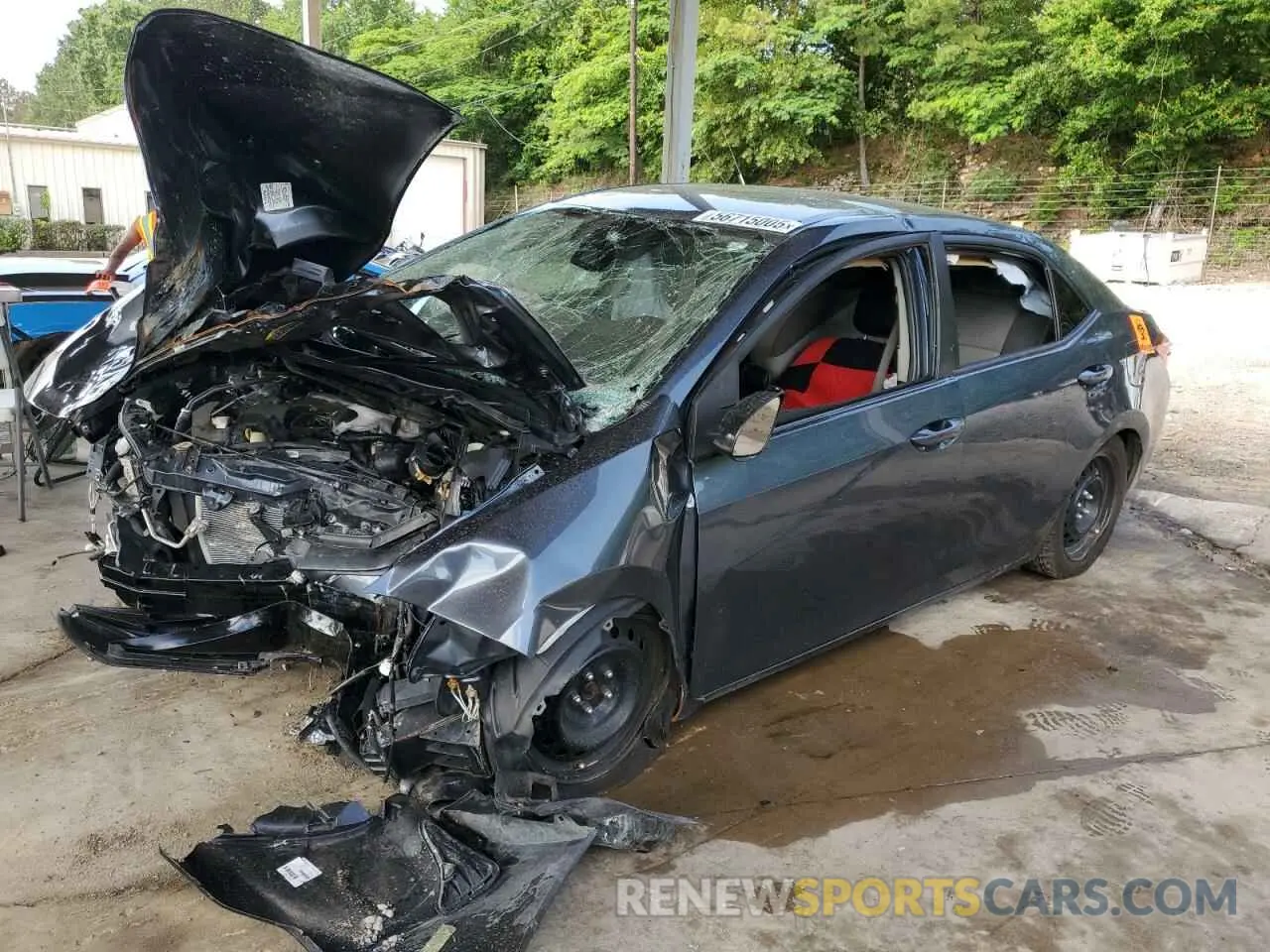 1 Photograph of a damaged car 2T1BURHE9KC191573 TOYOTA COROLLA 2019