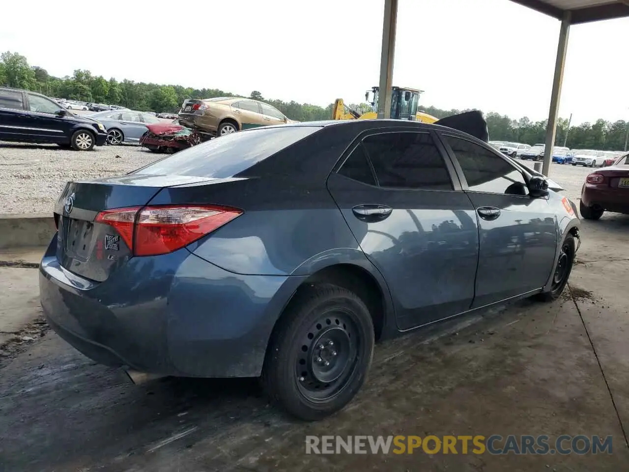 3 Photograph of a damaged car 2T1BURHE9KC191573 TOYOTA COROLLA 2019