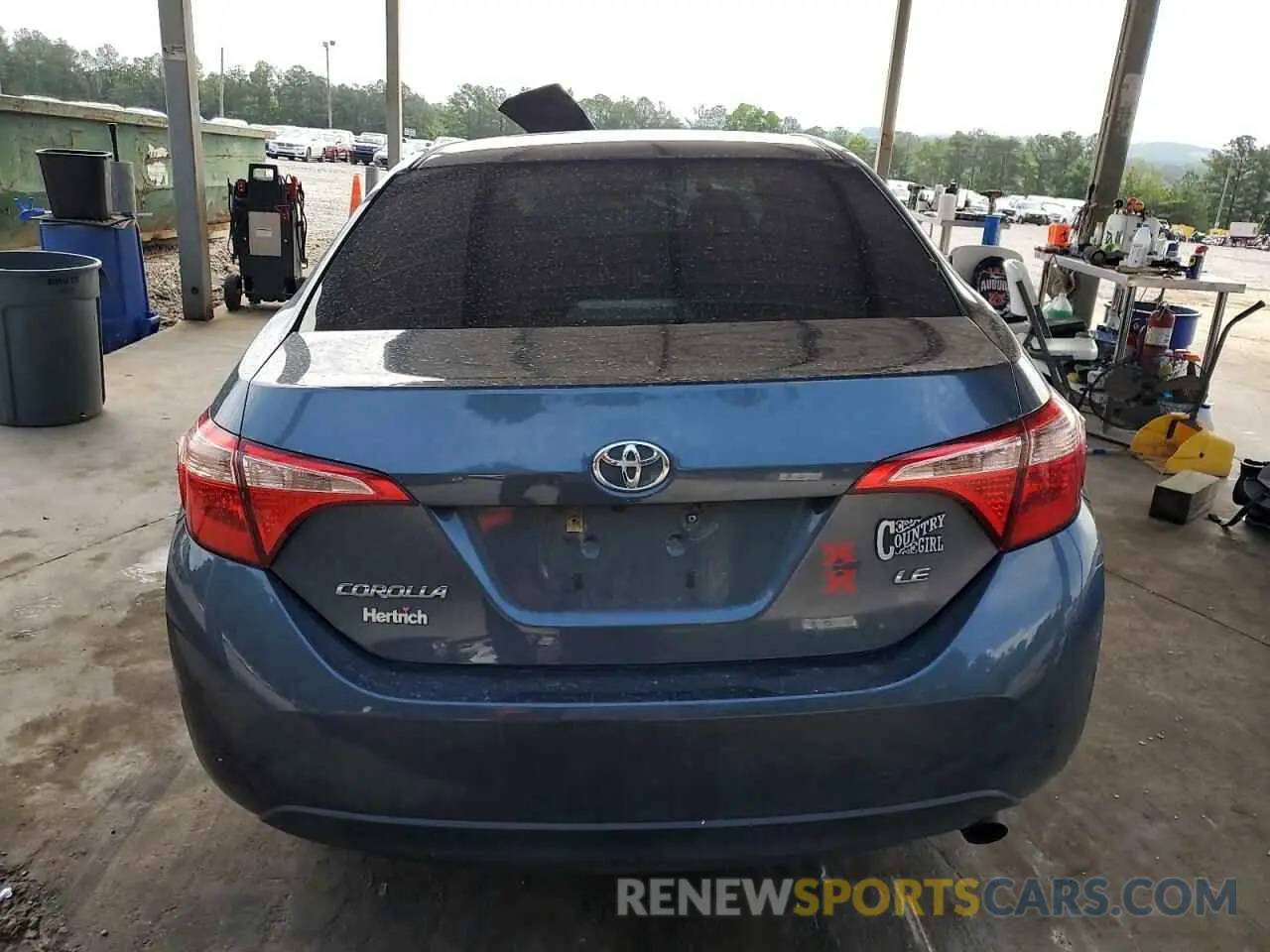 6 Photograph of a damaged car 2T1BURHE9KC191573 TOYOTA COROLLA 2019
