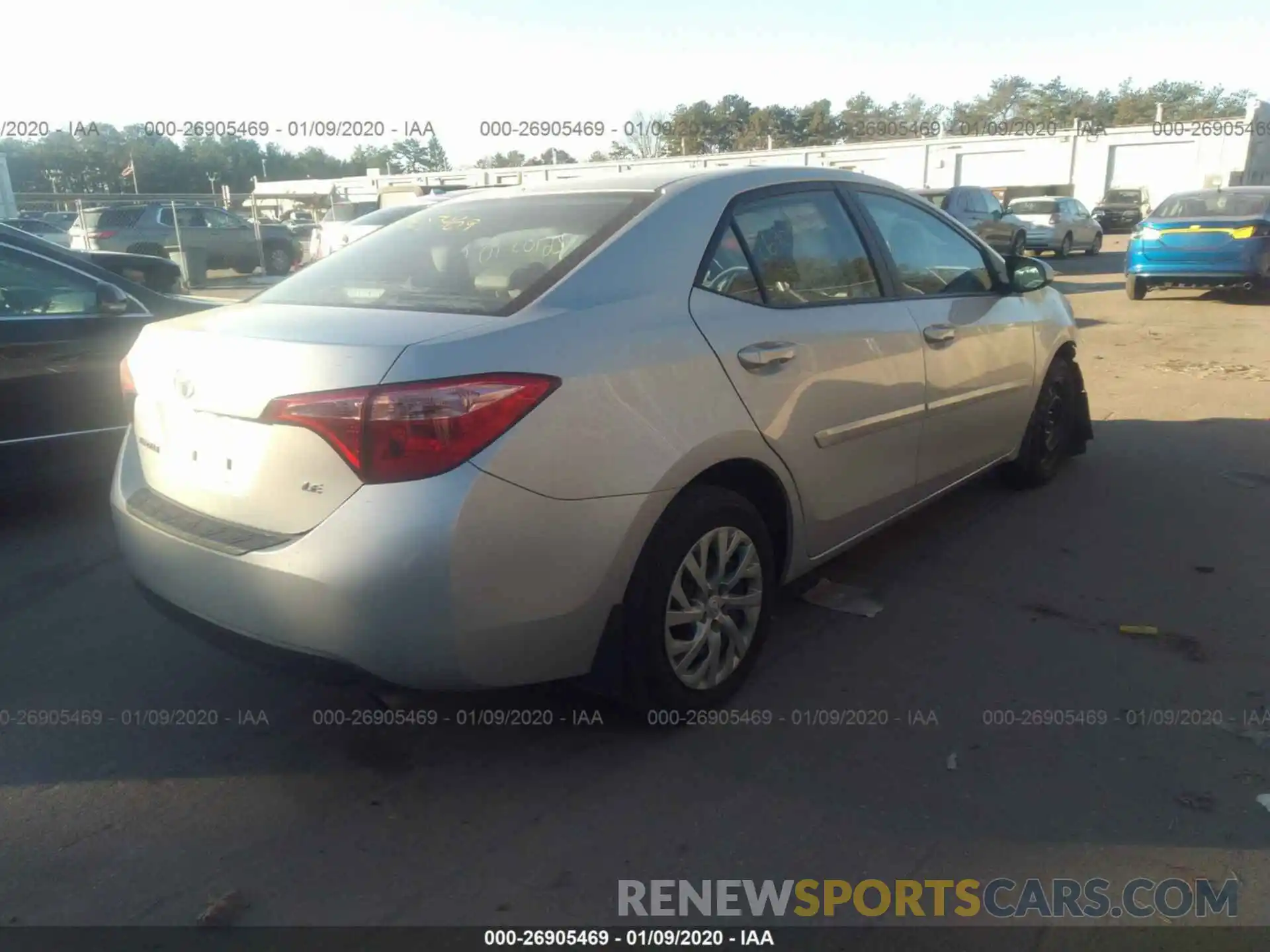 4 Photograph of a damaged car 2T1BURHE9KC192125 TOYOTA COROLLA 2019