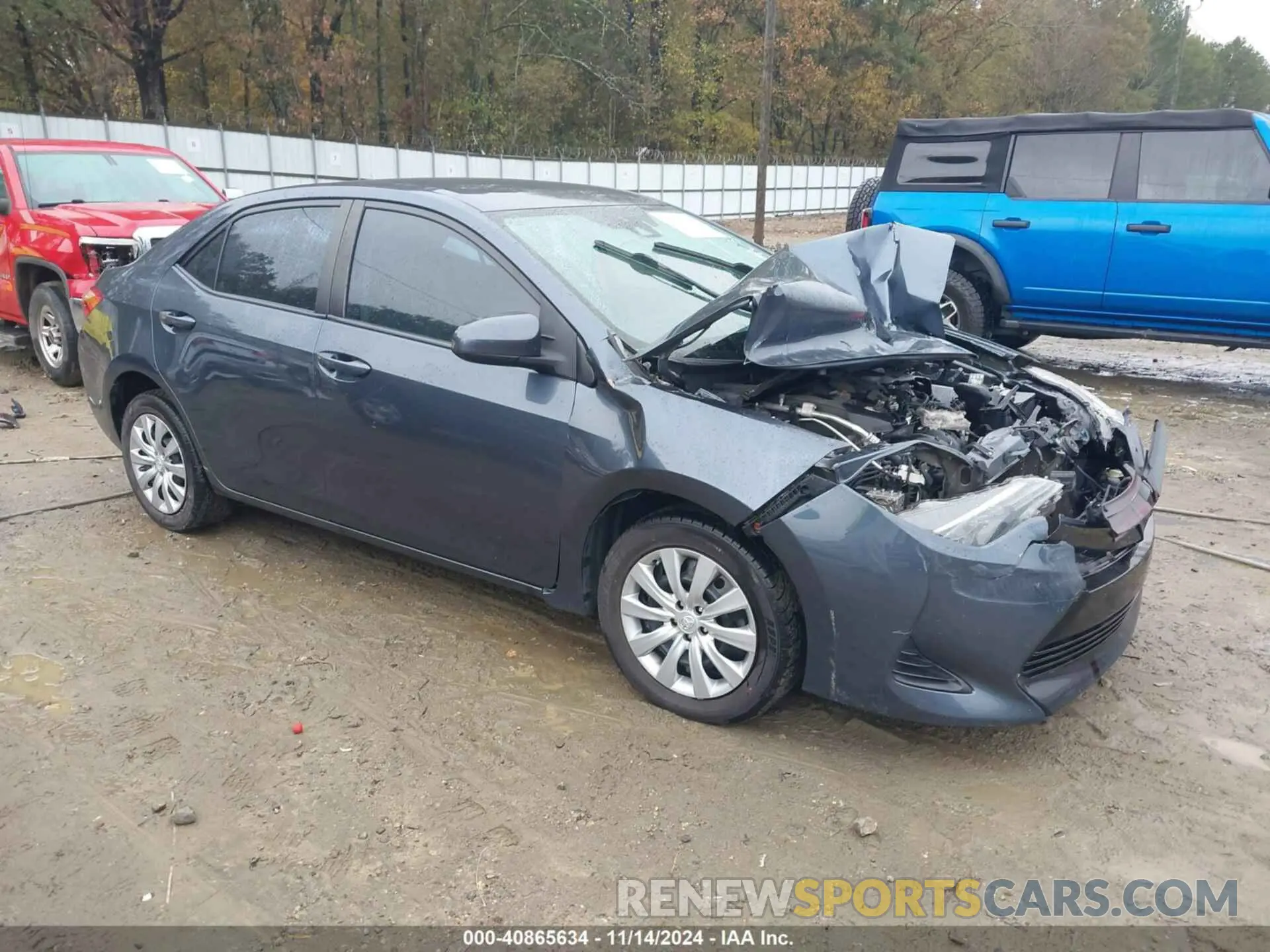 1 Photograph of a damaged car 2T1BURHE9KC194683 TOYOTA COROLLA 2019
