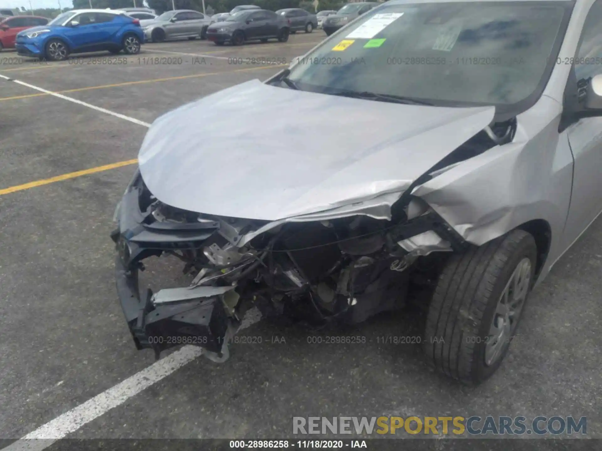 6 Photograph of a damaged car 2T1BURHE9KC206332 TOYOTA COROLLA 2019