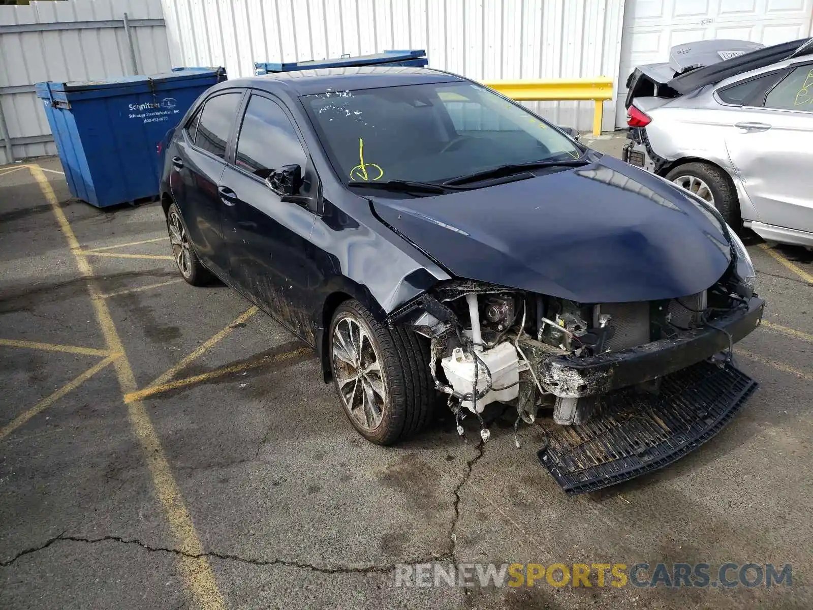 1 Photograph of a damaged car 2T1BURHE9KC206976 TOYOTA COROLLA 2019