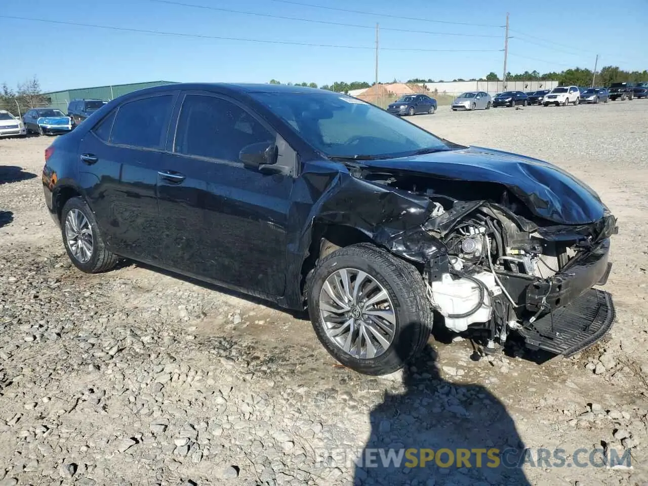 4 Photograph of a damaged car 2T1BURHE9KC211076 TOYOTA COROLLA 2019
