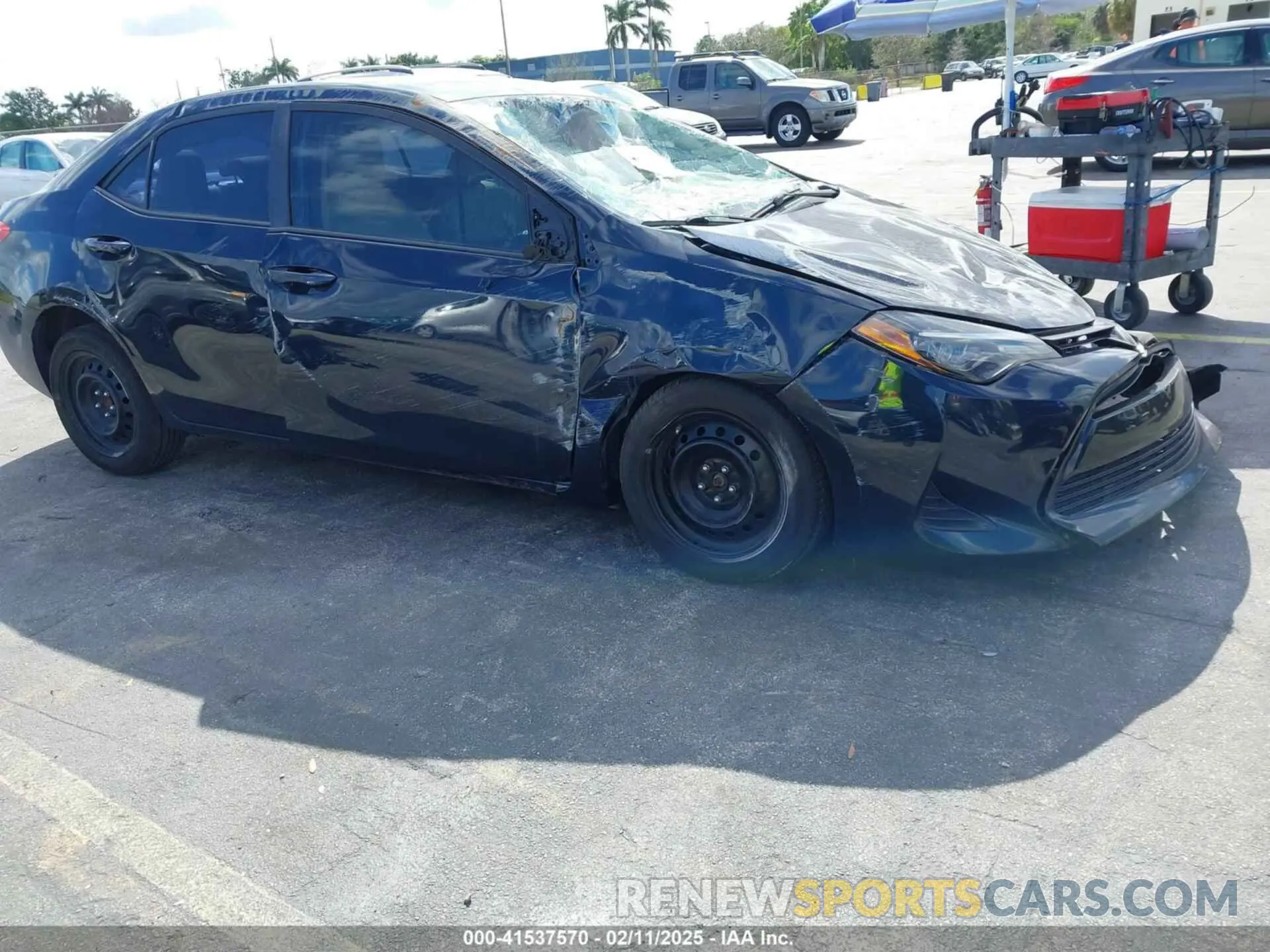 1 Photograph of a damaged car 2T1BURHE9KC212115 TOYOTA COROLLA 2019