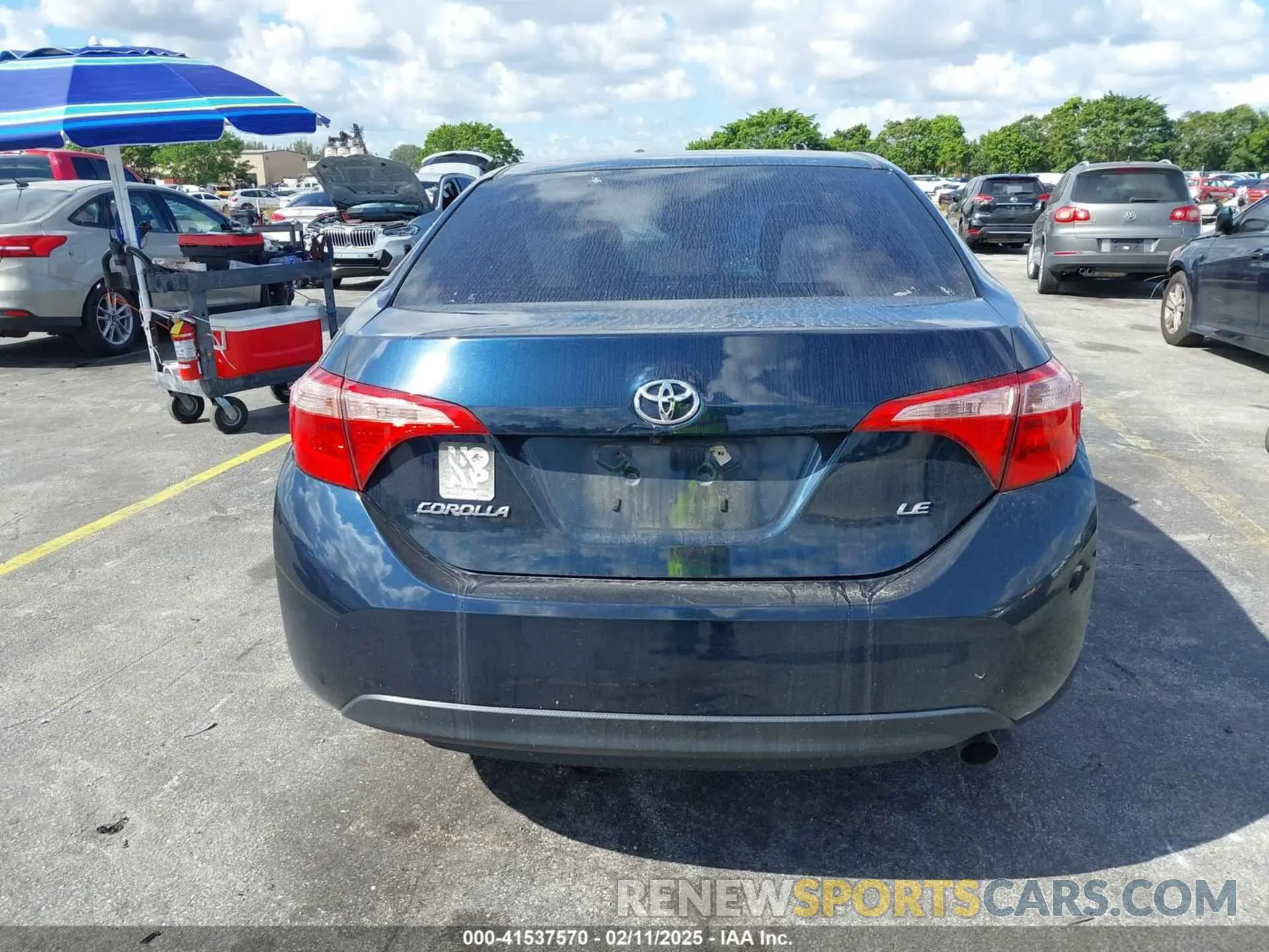 16 Photograph of a damaged car 2T1BURHE9KC212115 TOYOTA COROLLA 2019