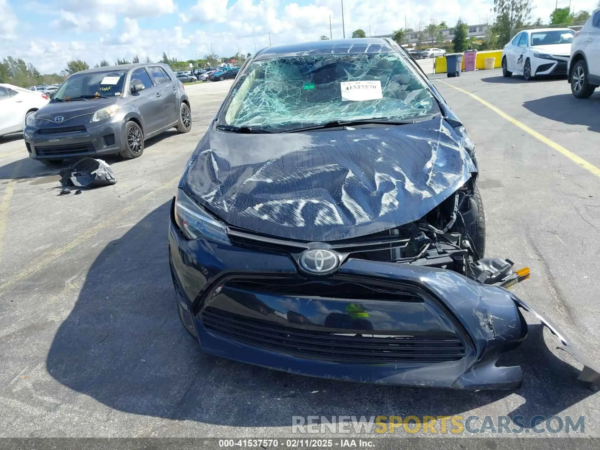 6 Photograph of a damaged car 2T1BURHE9KC212115 TOYOTA COROLLA 2019