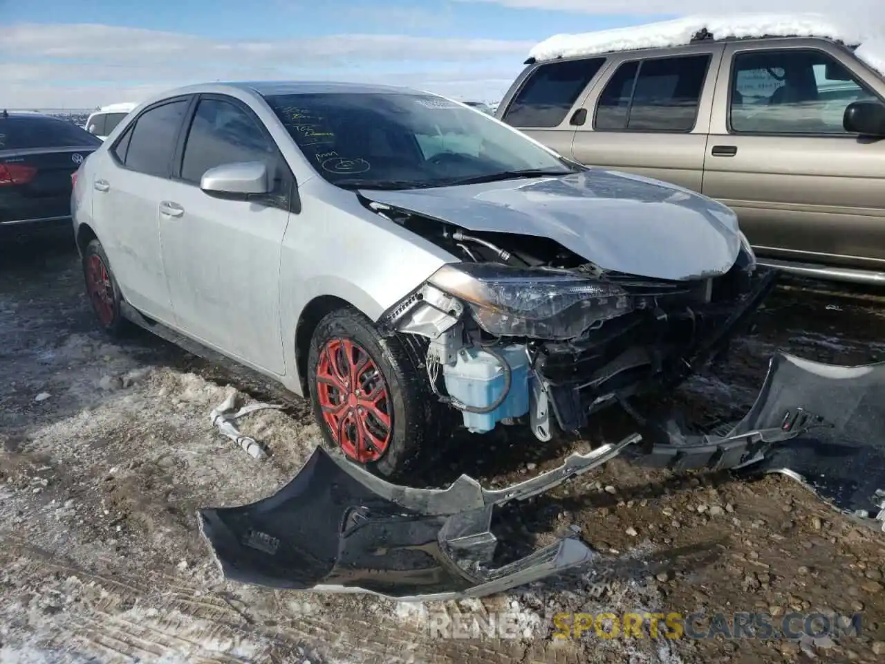 1 Photograph of a damaged car 2T1BURHE9KC213023 TOYOTA COROLLA 2019