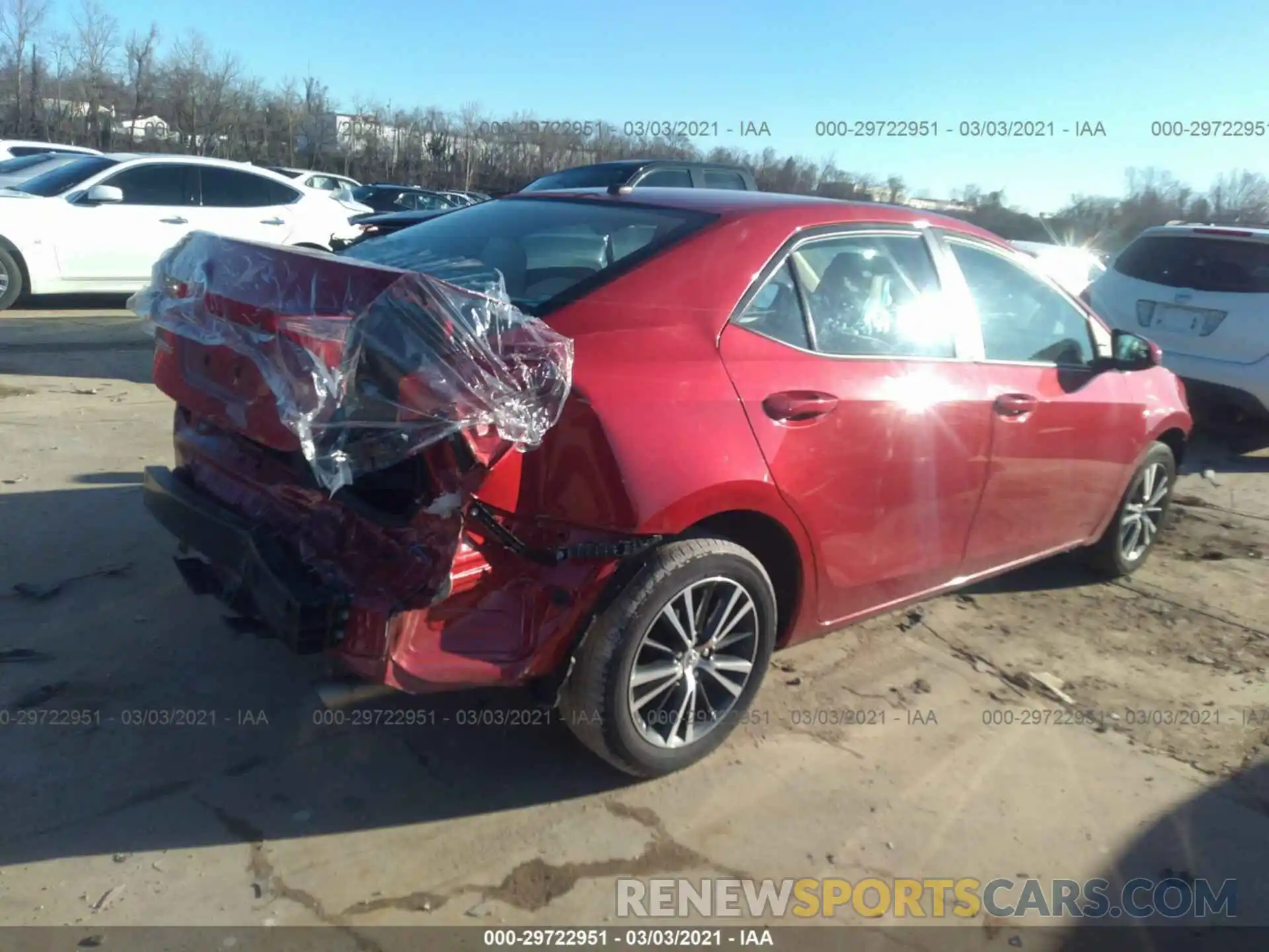 4 Photograph of a damaged car 2T1BURHE9KC213331 TOYOTA COROLLA 2019