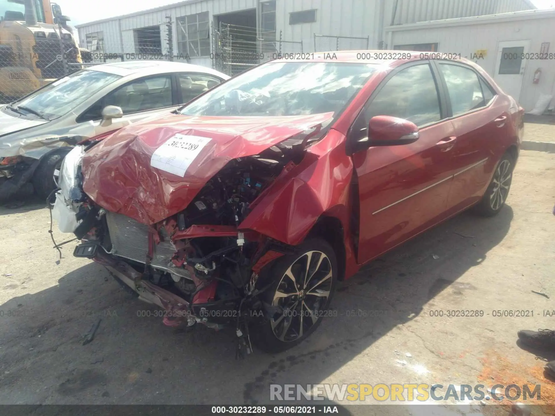2 Photograph of a damaged car 2T1BURHE9KC216200 TOYOTA COROLLA 2019