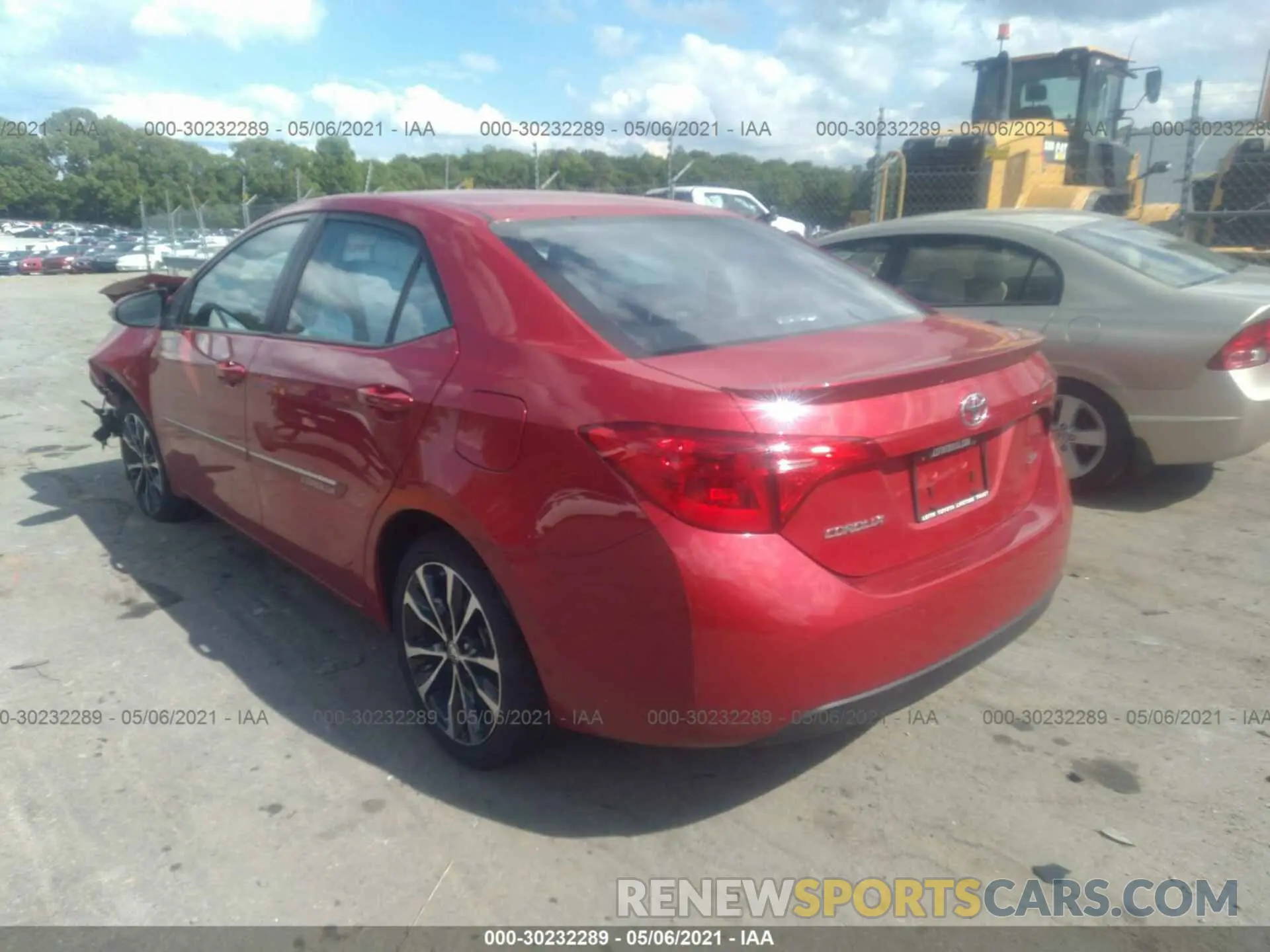 3 Photograph of a damaged car 2T1BURHE9KC216200 TOYOTA COROLLA 2019