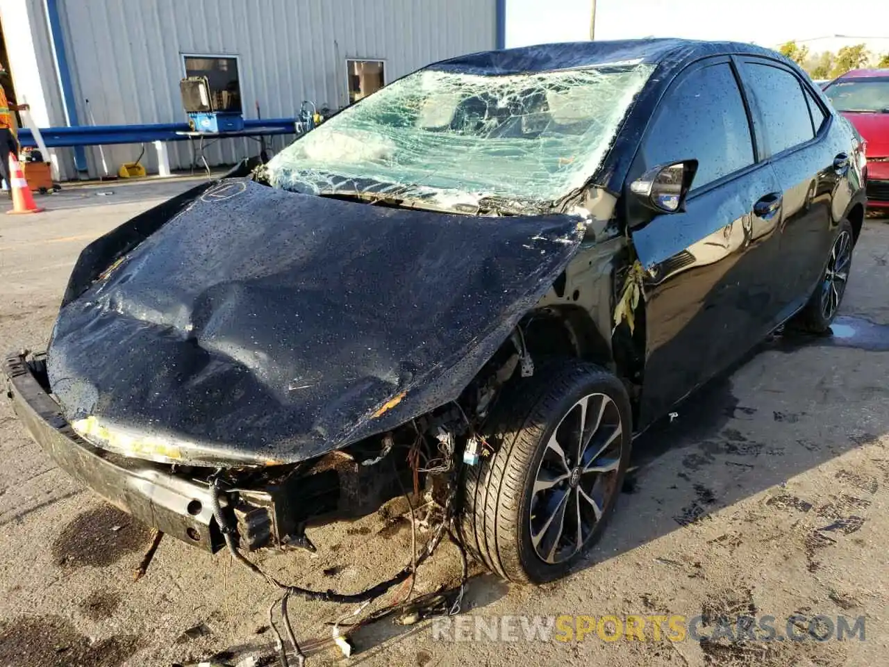 2 Photograph of a damaged car 2T1BURHE9KC217850 TOYOTA COROLLA 2019