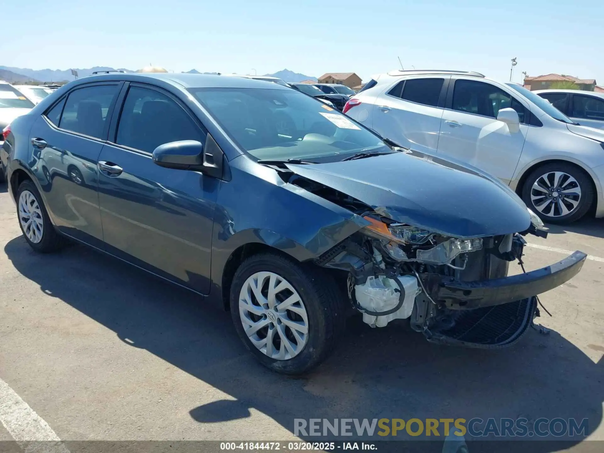 1 Photograph of a damaged car 2T1BURHE9KC217993 TOYOTA COROLLA 2019