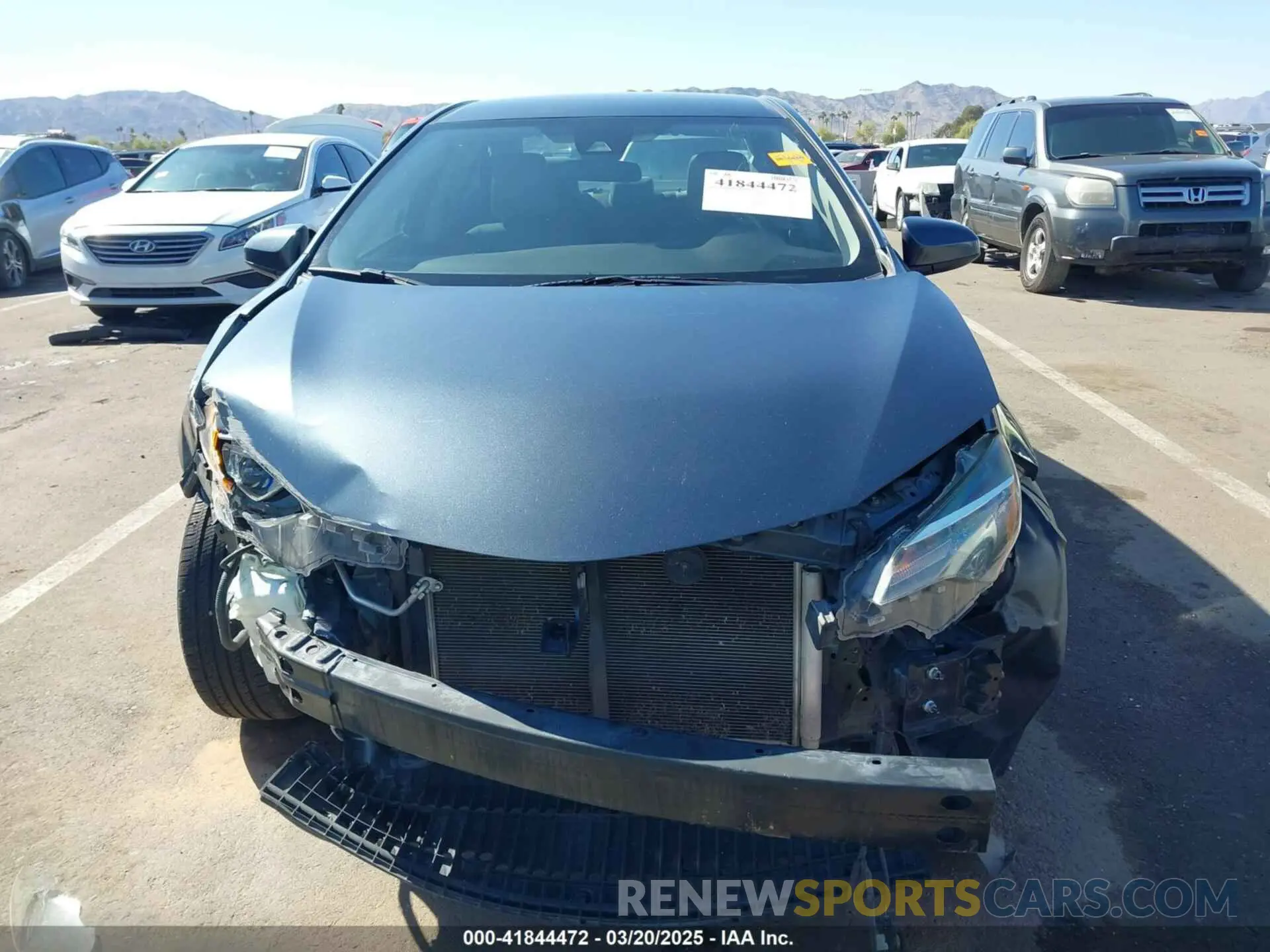 6 Photograph of a damaged car 2T1BURHE9KC217993 TOYOTA COROLLA 2019