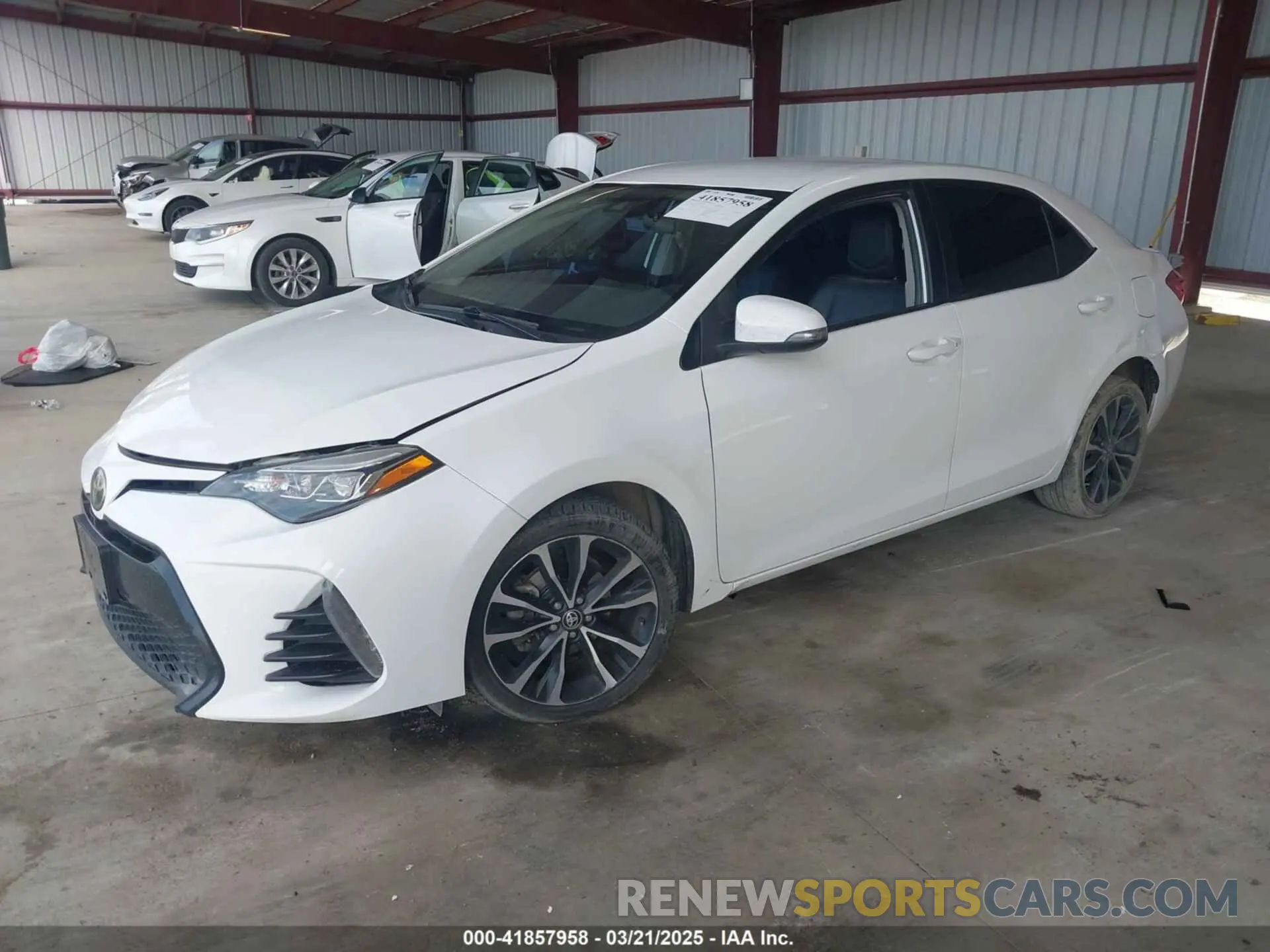 2 Photograph of a damaged car 2T1BURHE9KC218741 TOYOTA COROLLA 2019