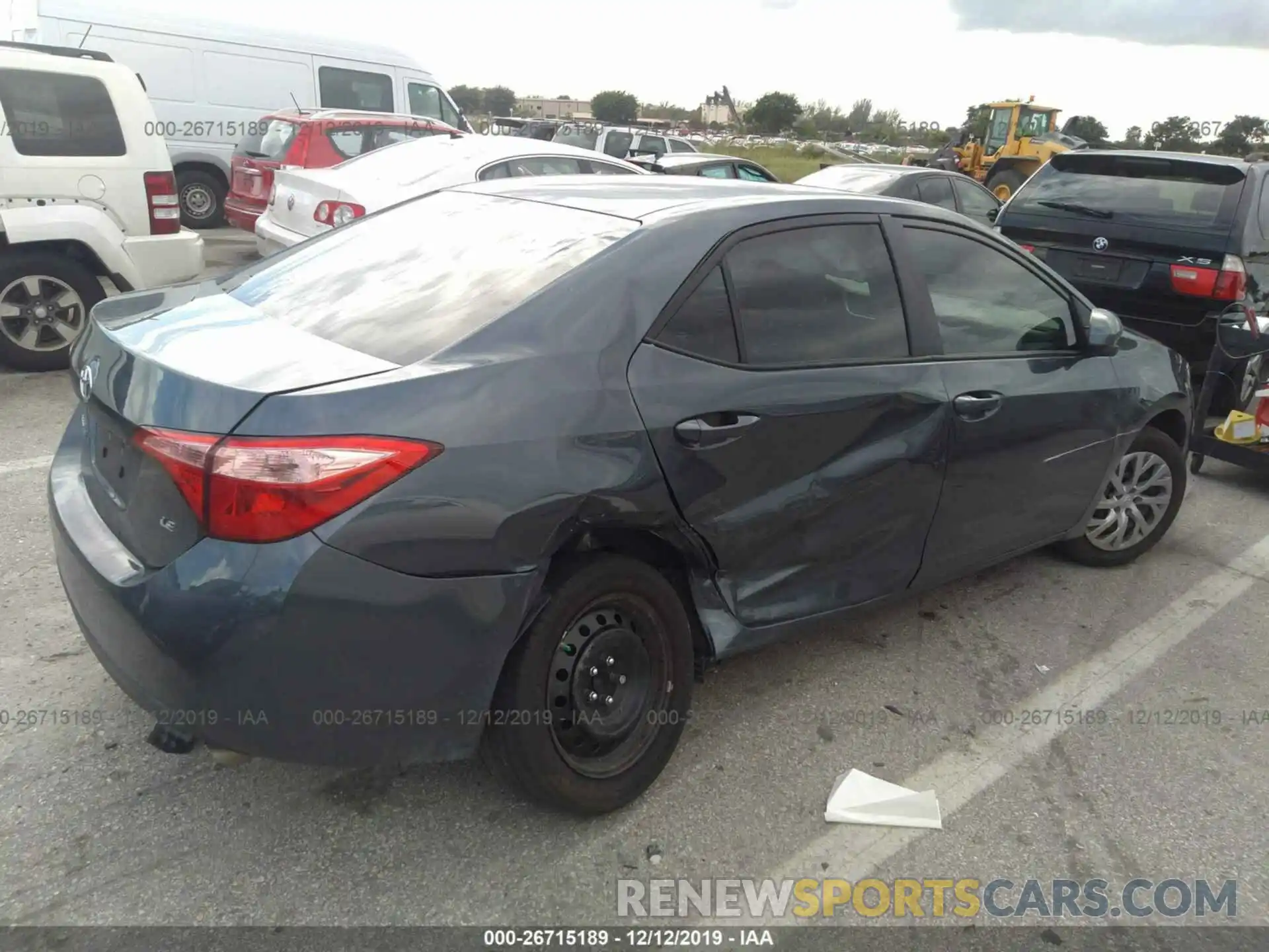 6 Photograph of a damaged car 2T1BURHE9KC219551 TOYOTA COROLLA 2019