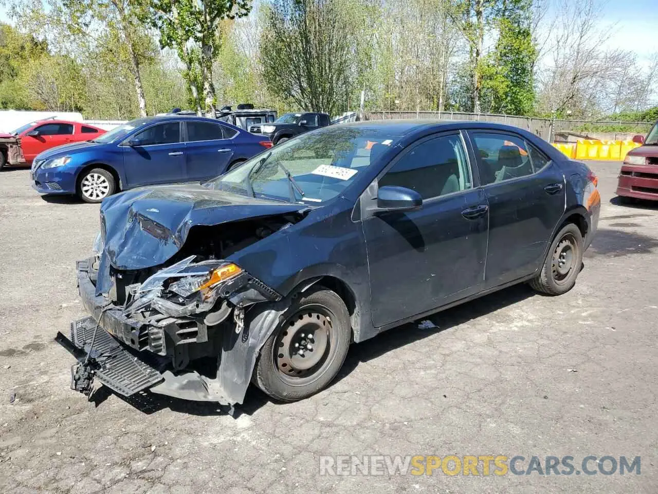1 Photograph of a damaged car 2T1BURHE9KC220778 TOYOTA COROLLA 2019