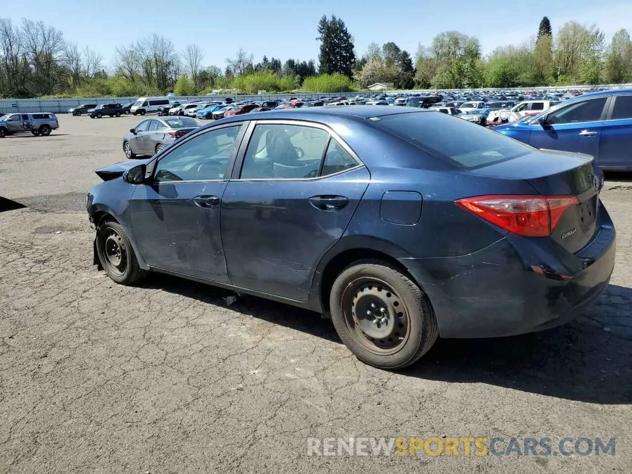 2 Photograph of a damaged car 2T1BURHE9KC220778 TOYOTA COROLLA 2019