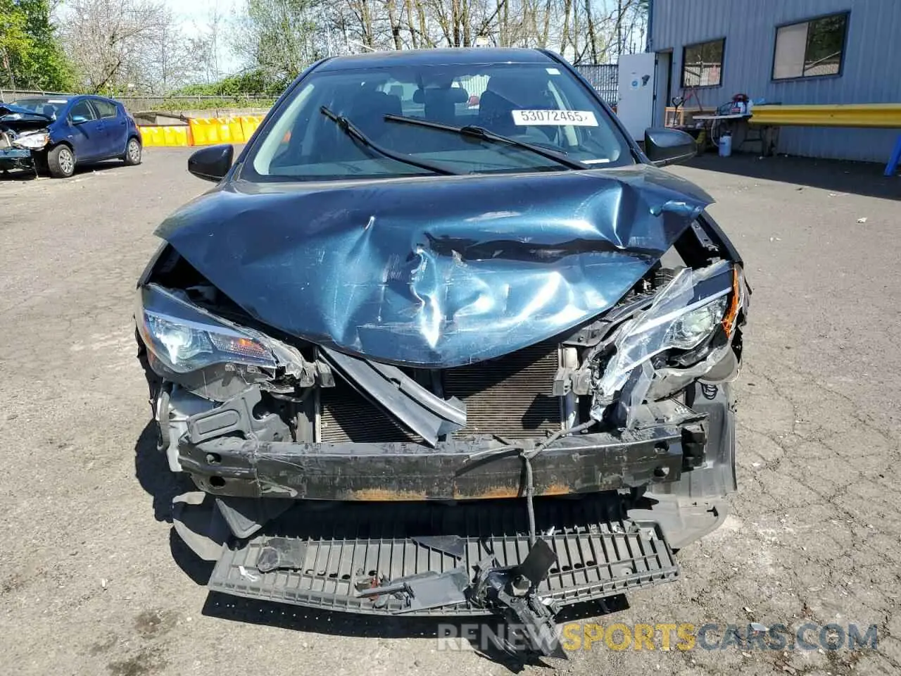 5 Photograph of a damaged car 2T1BURHE9KC220778 TOYOTA COROLLA 2019