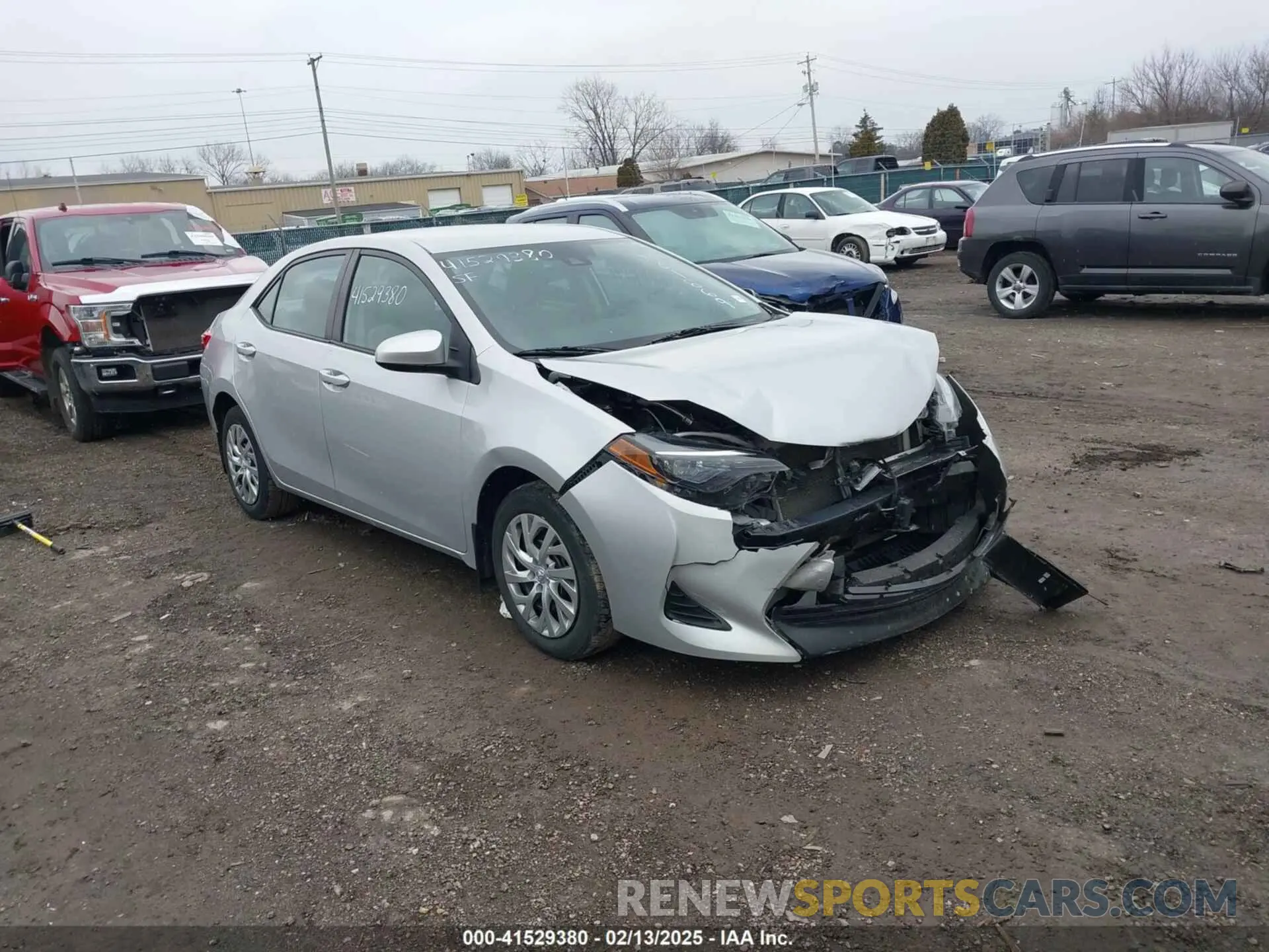 1 Photograph of a damaged car 2T1BURHE9KC221669 TOYOTA COROLLA 2019