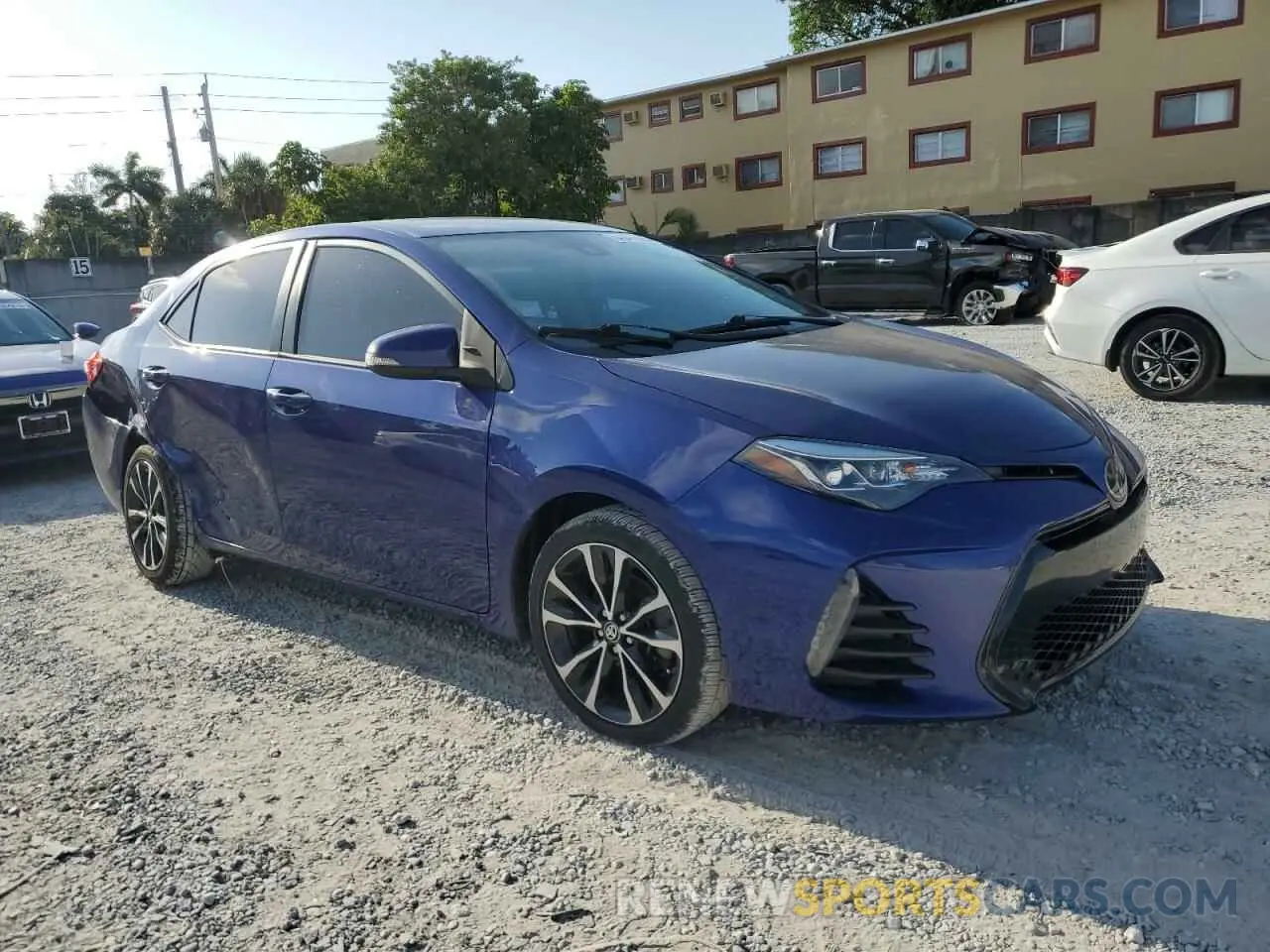 4 Photograph of a damaged car 2T1BURHE9KC223390 TOYOTA COROLLA 2019