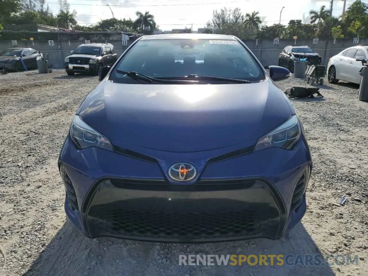 5 Photograph of a damaged car 2T1BURHE9KC223390 TOYOTA COROLLA 2019