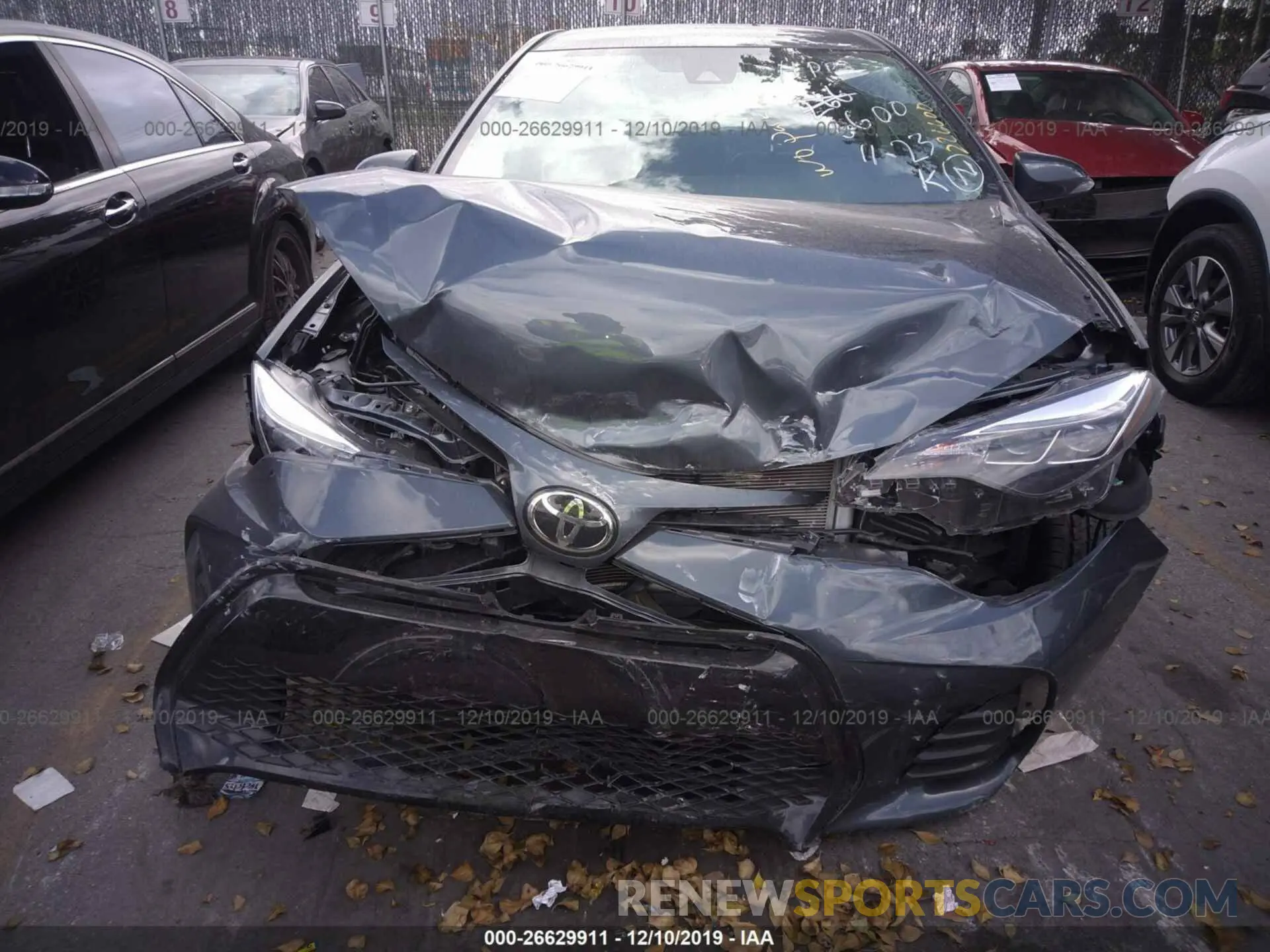6 Photograph of a damaged car 2T1BURHE9KC226600 TOYOTA COROLLA 2019