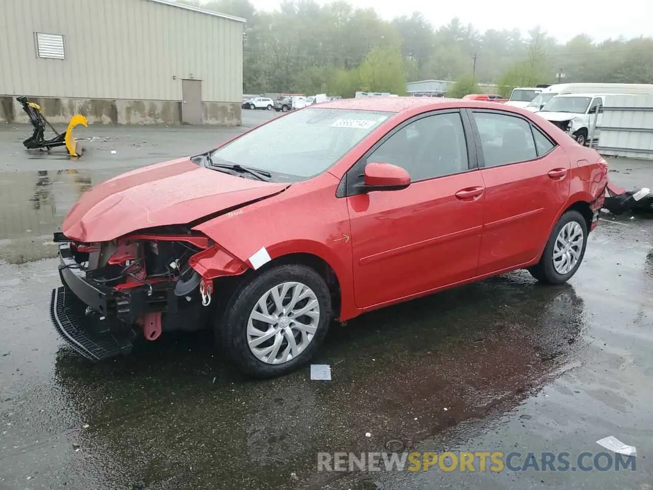 1 Photograph of a damaged car 2T1BURHE9KC227813 TOYOTA COROLLA 2019