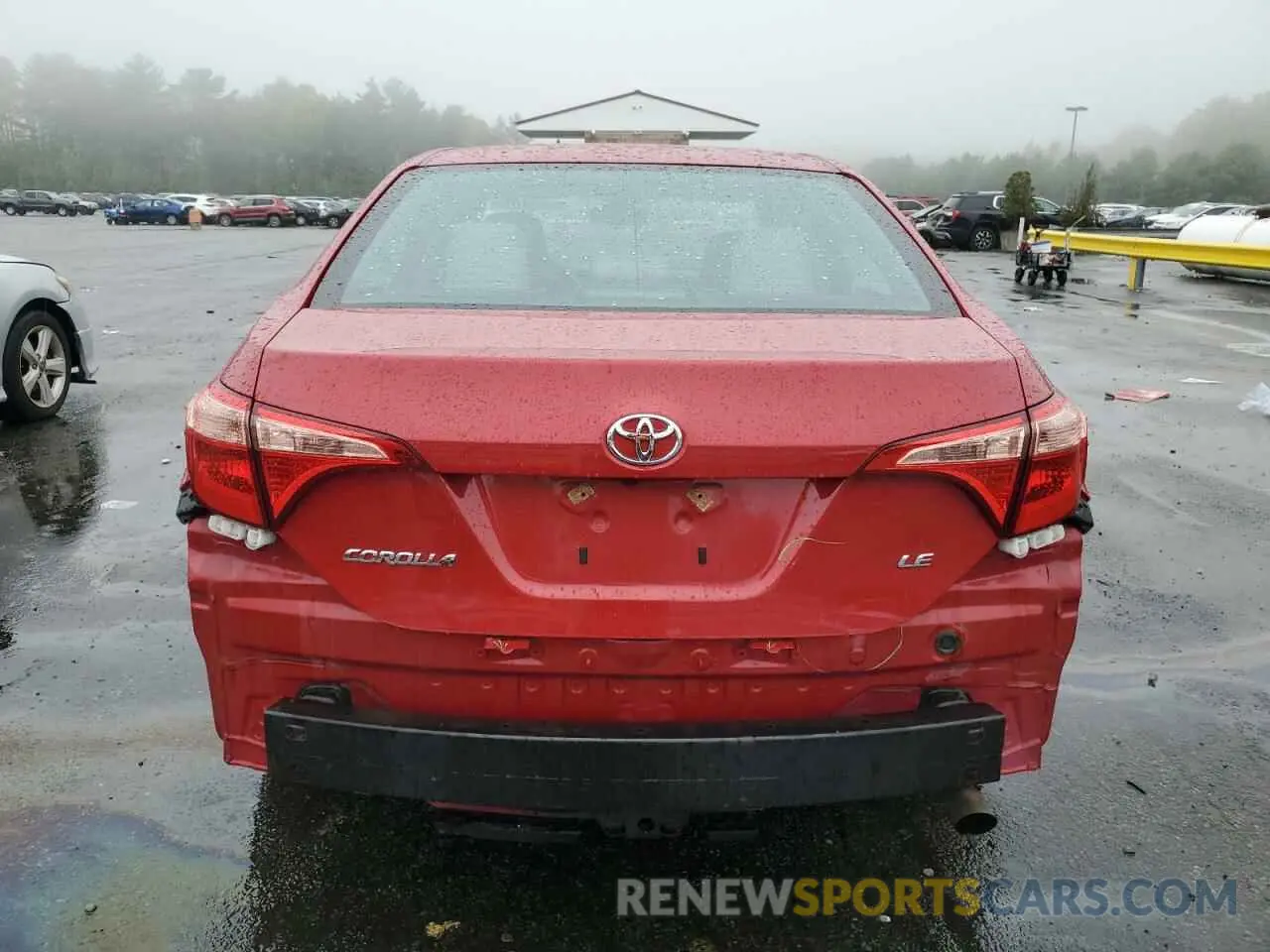 6 Photograph of a damaged car 2T1BURHE9KC227813 TOYOTA COROLLA 2019