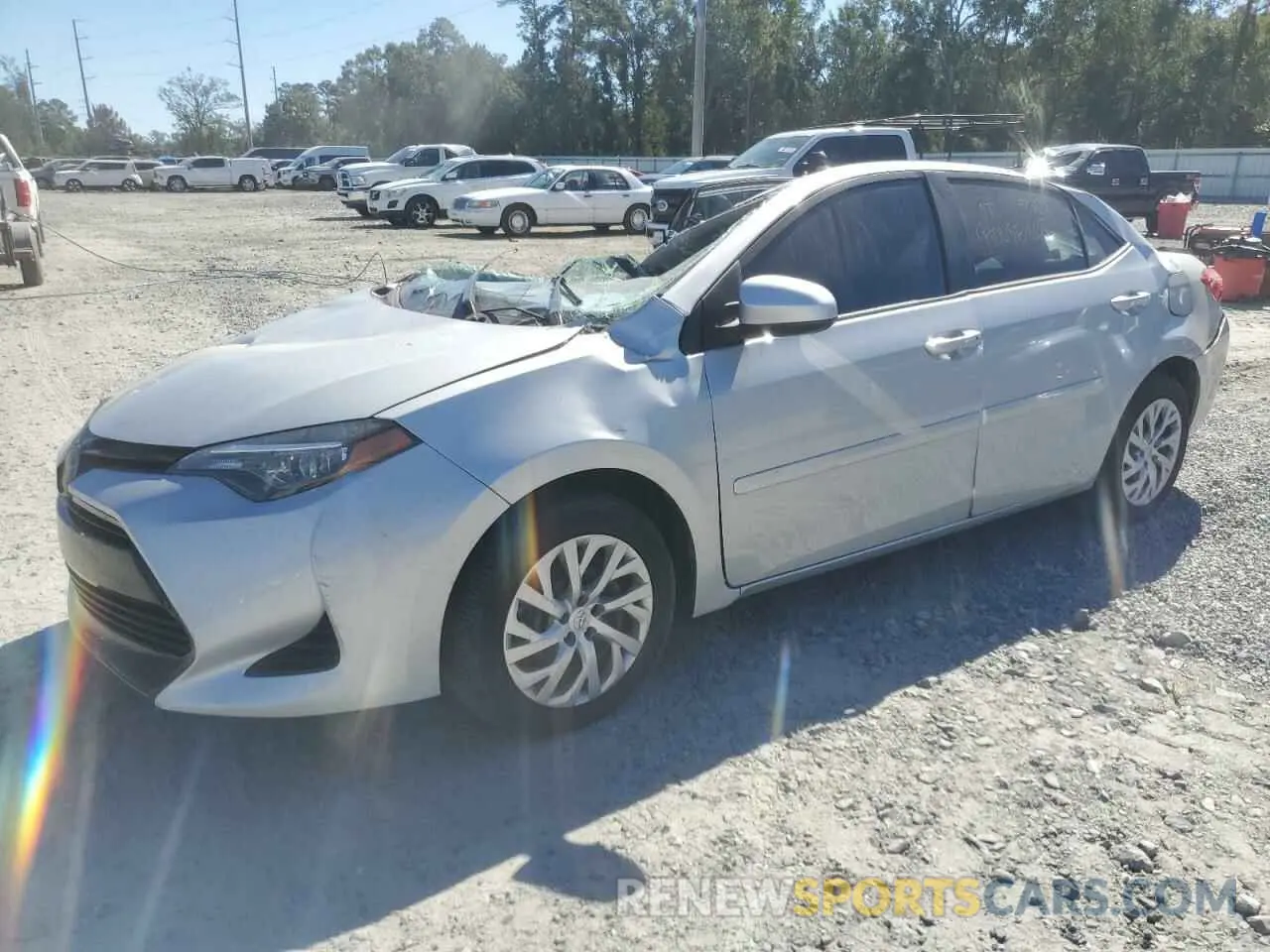1 Photograph of a damaged car 2T1BURHE9KC228072 TOYOTA COROLLA 2019
