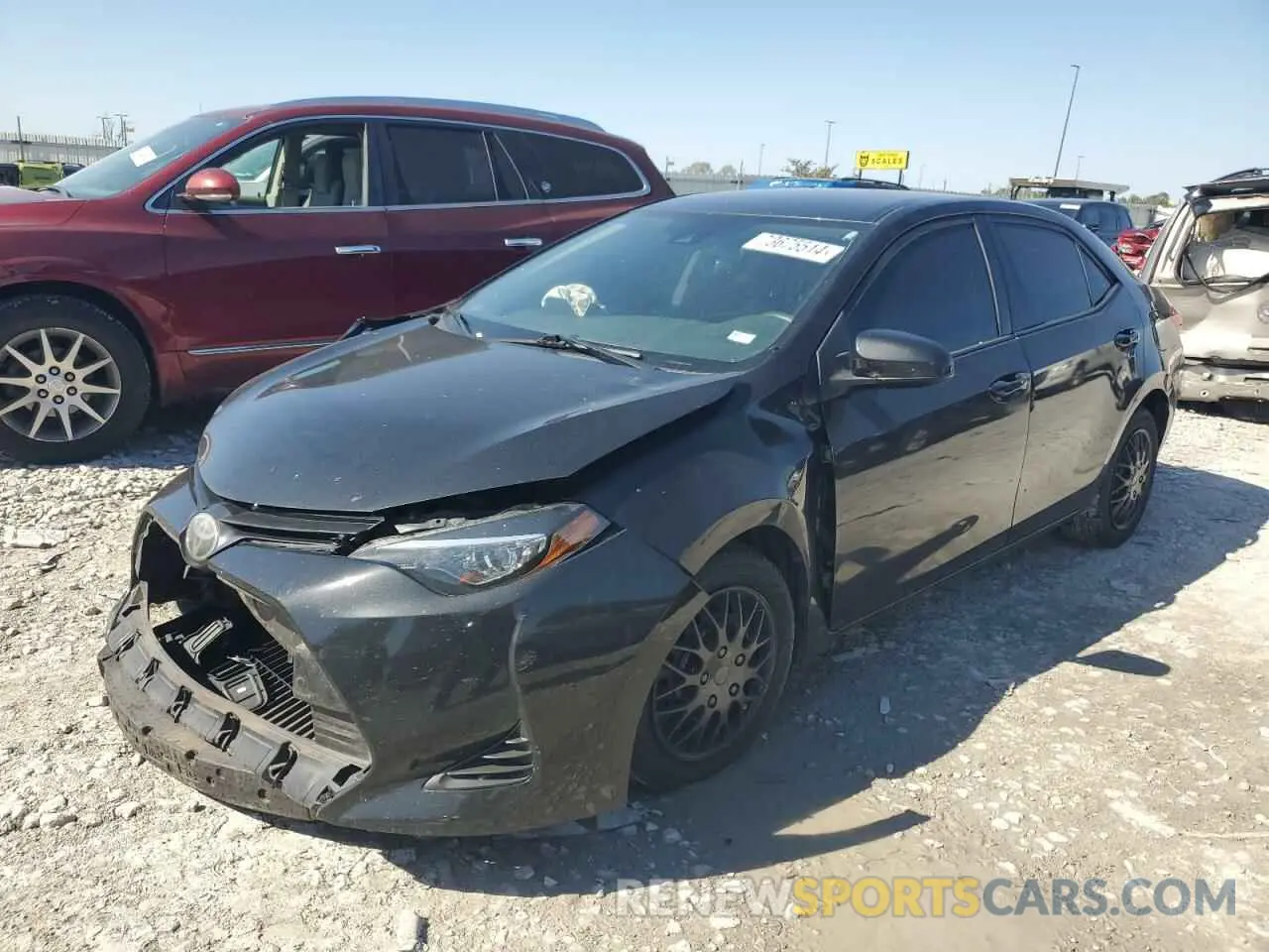 1 Photograph of a damaged car 2T1BURHE9KC230081 TOYOTA COROLLA 2019