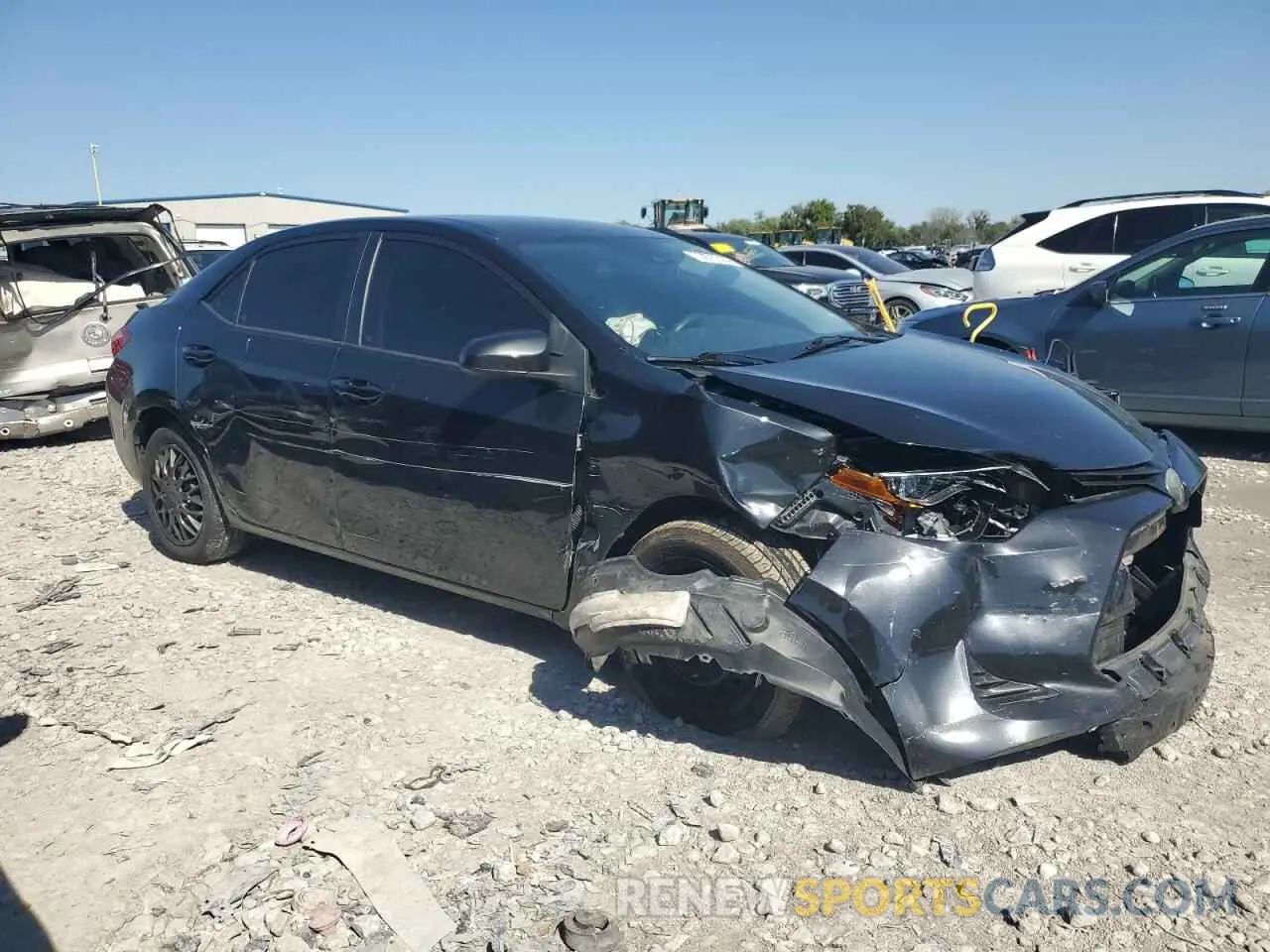 4 Photograph of a damaged car 2T1BURHE9KC230081 TOYOTA COROLLA 2019