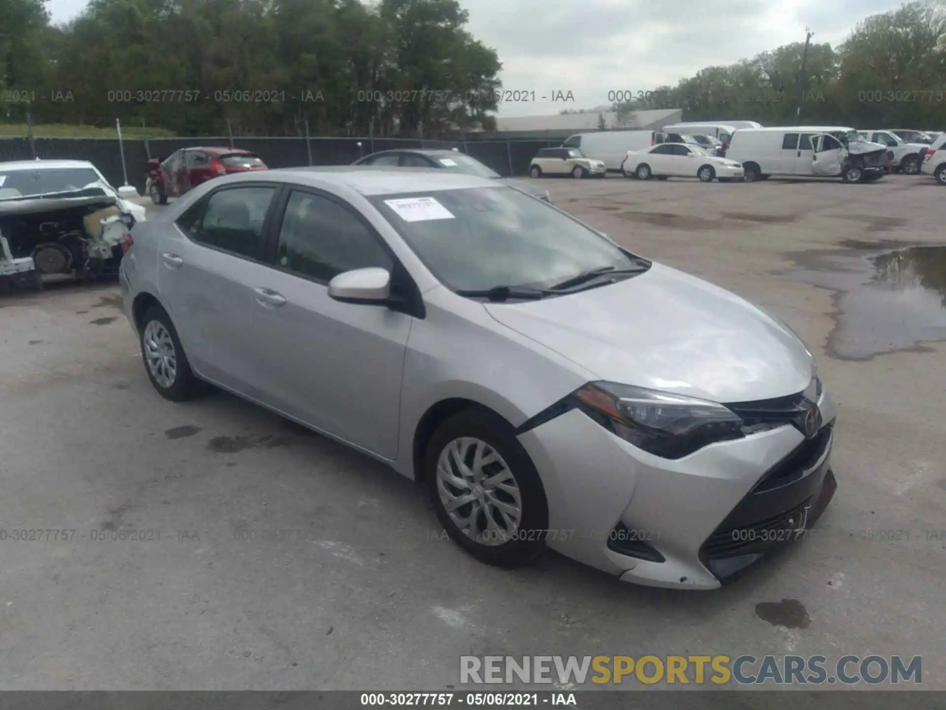 1 Photograph of a damaged car 2T1BURHE9KC230601 TOYOTA COROLLA 2019