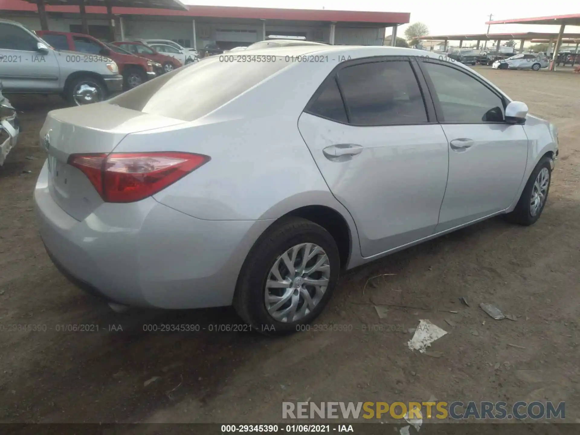 4 Photograph of a damaged car 2T1BURHE9KC233854 TOYOTA COROLLA 2019